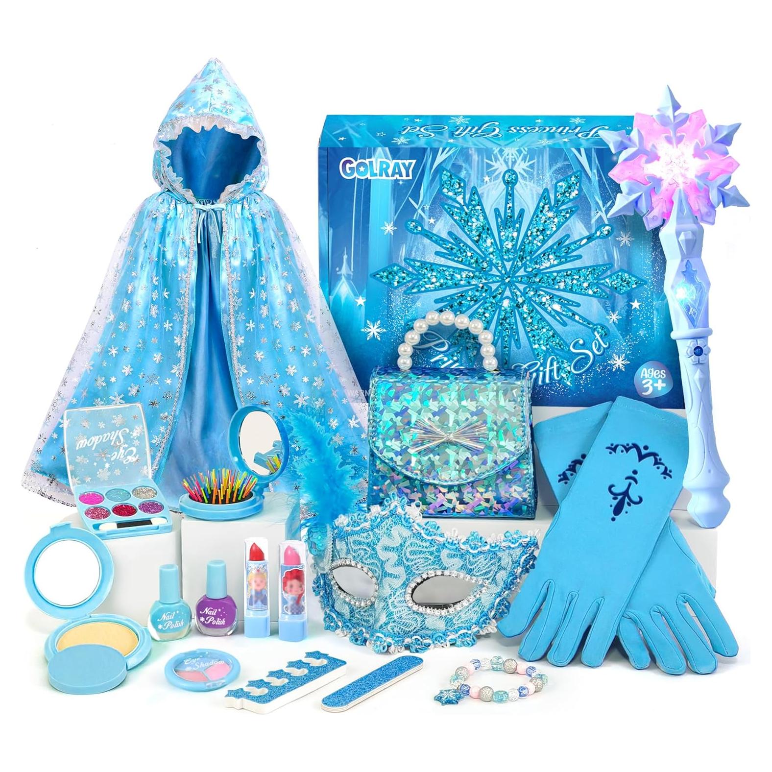 Kit de Maquillaje y Disfraz Golray para Niñas 3-8 Años