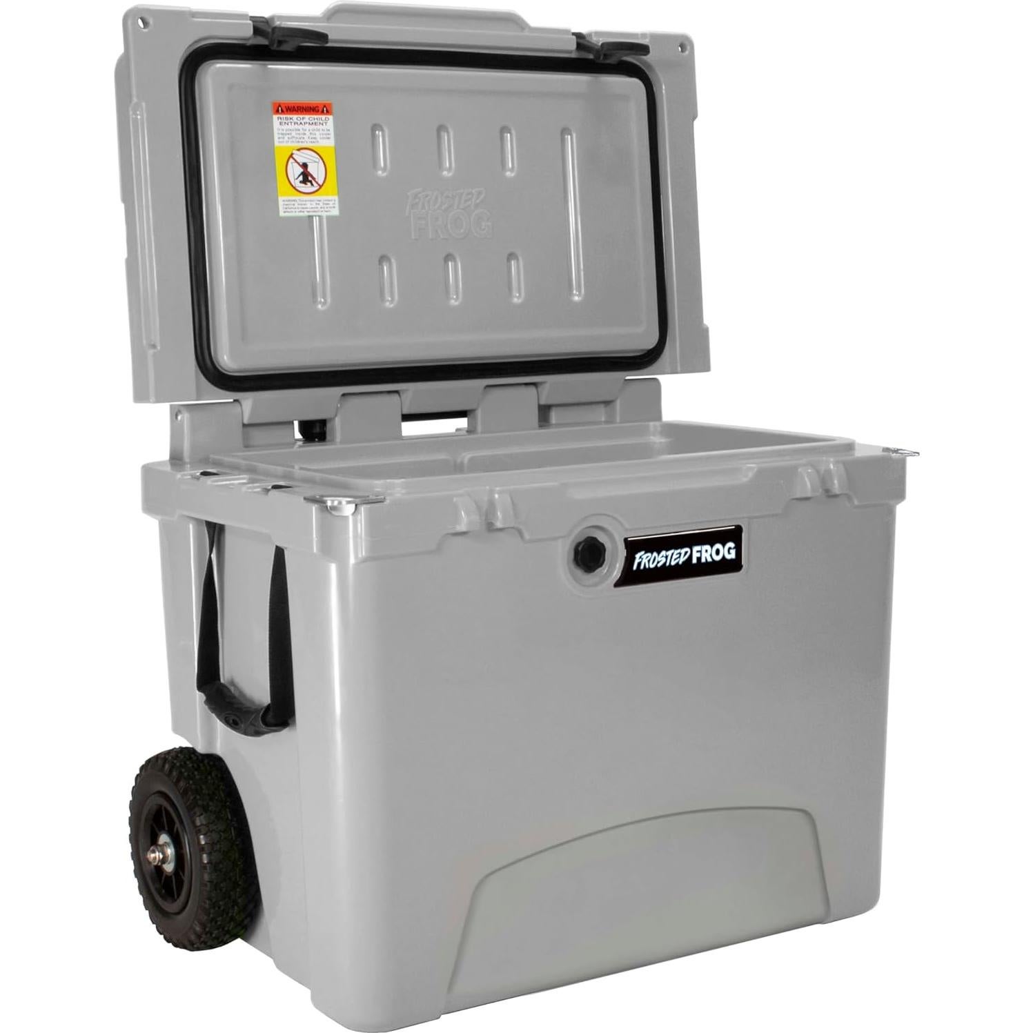 Enfriador de Hielo Frog Helado 60QT Aislado con Ruedas