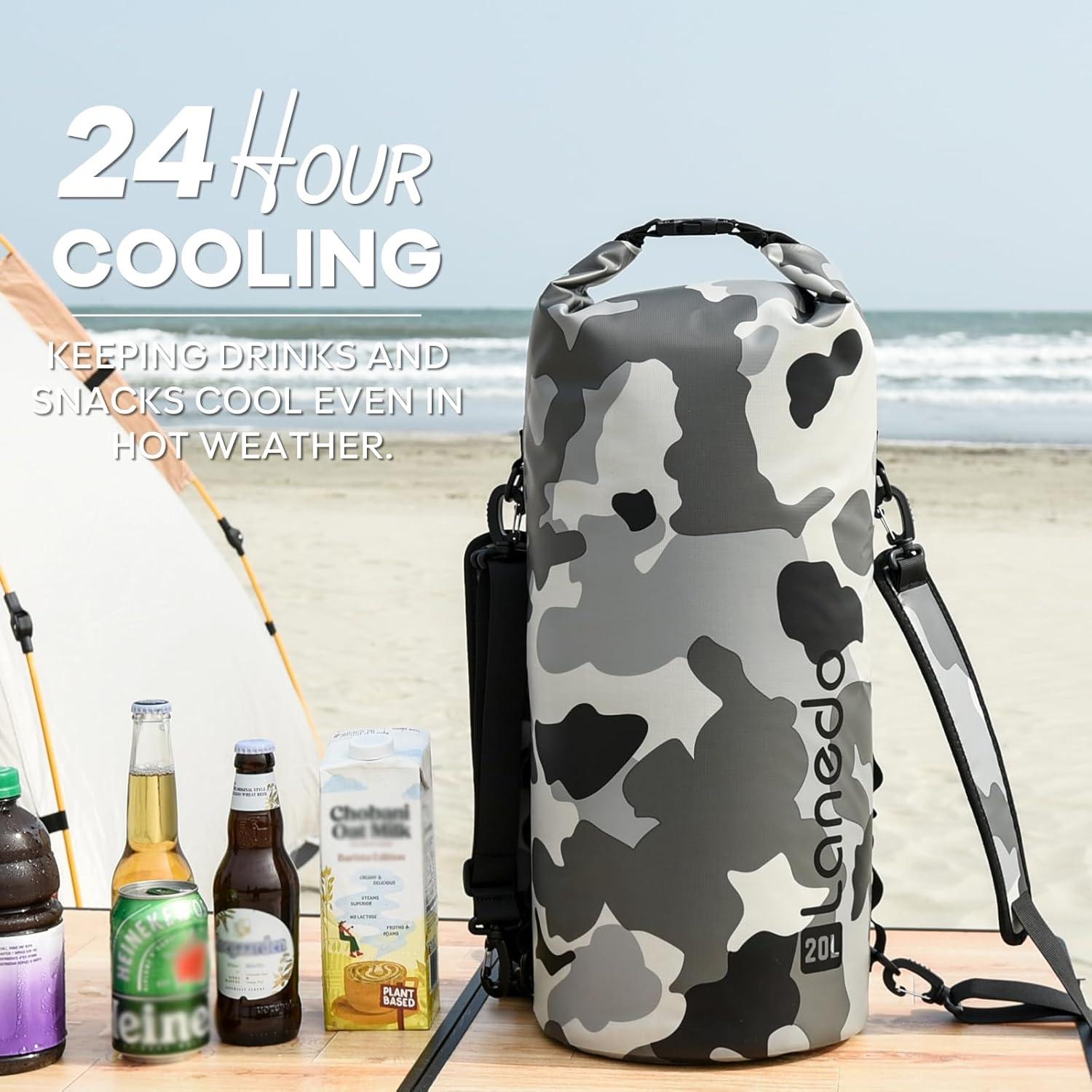 Mochila Enfriadora Plegable Lanedo 28 Latas Impermeable