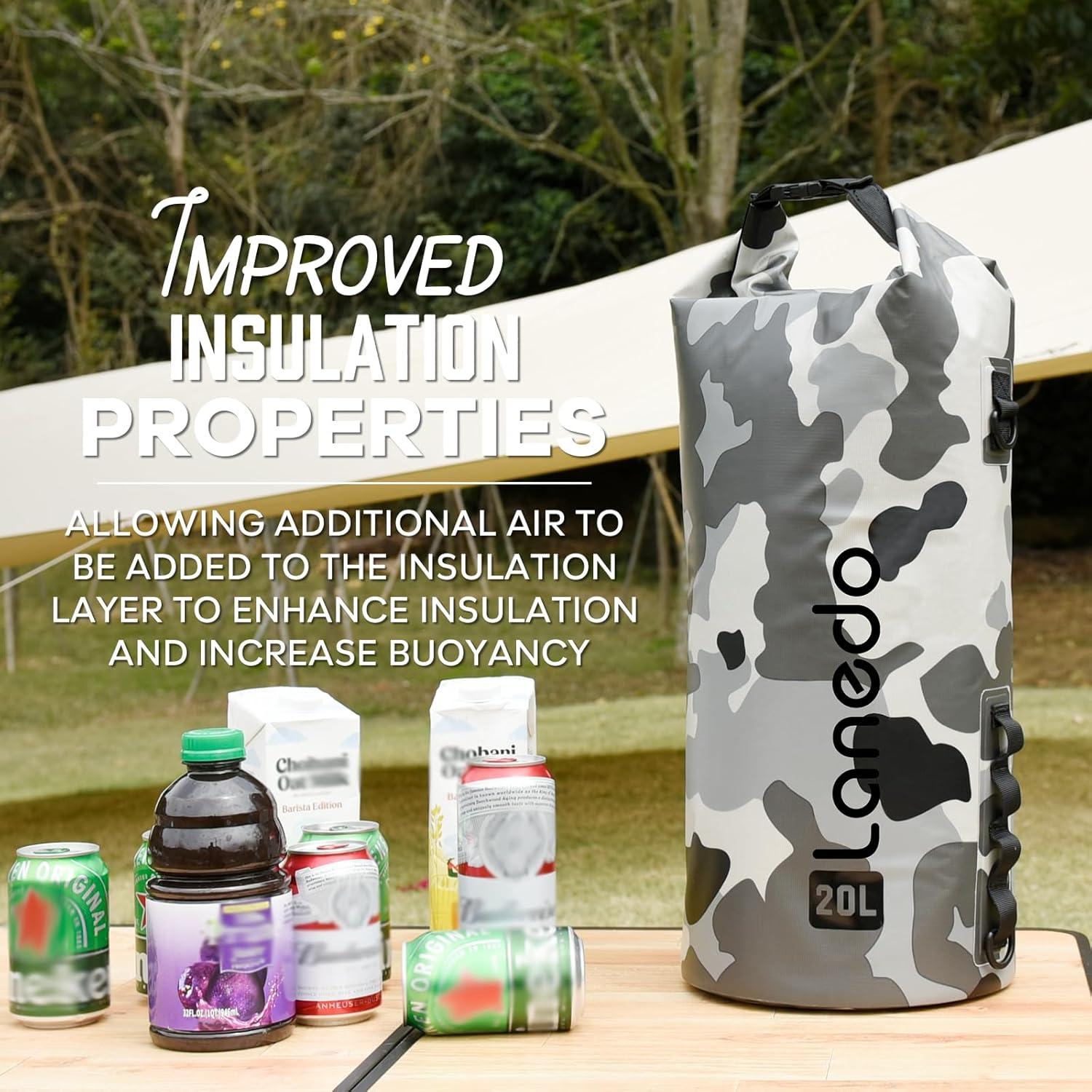 Mochila Enfriadora Plegable Lanedo 28 Latas Impermeable