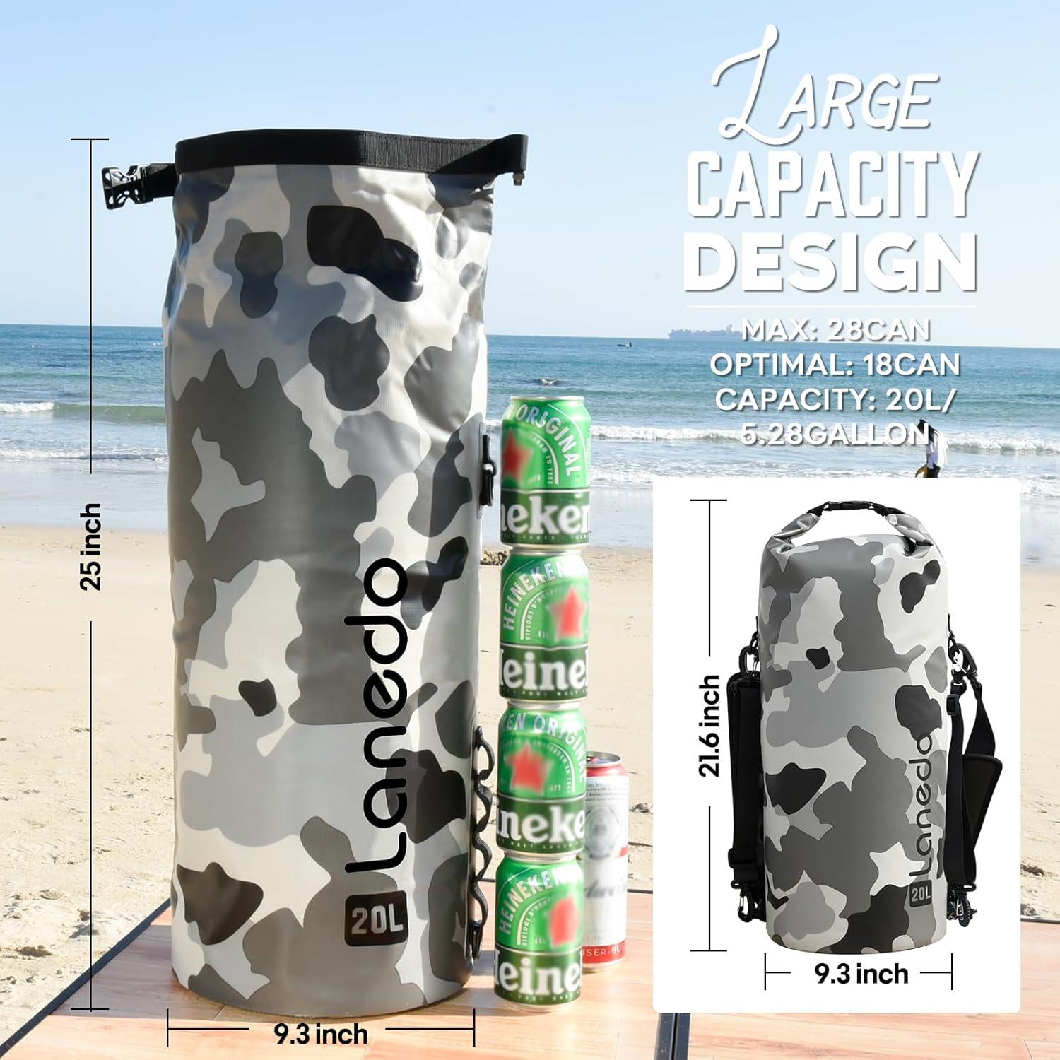 Mochila Enfriadora Plegable Lanedo 28 Latas Impermeable