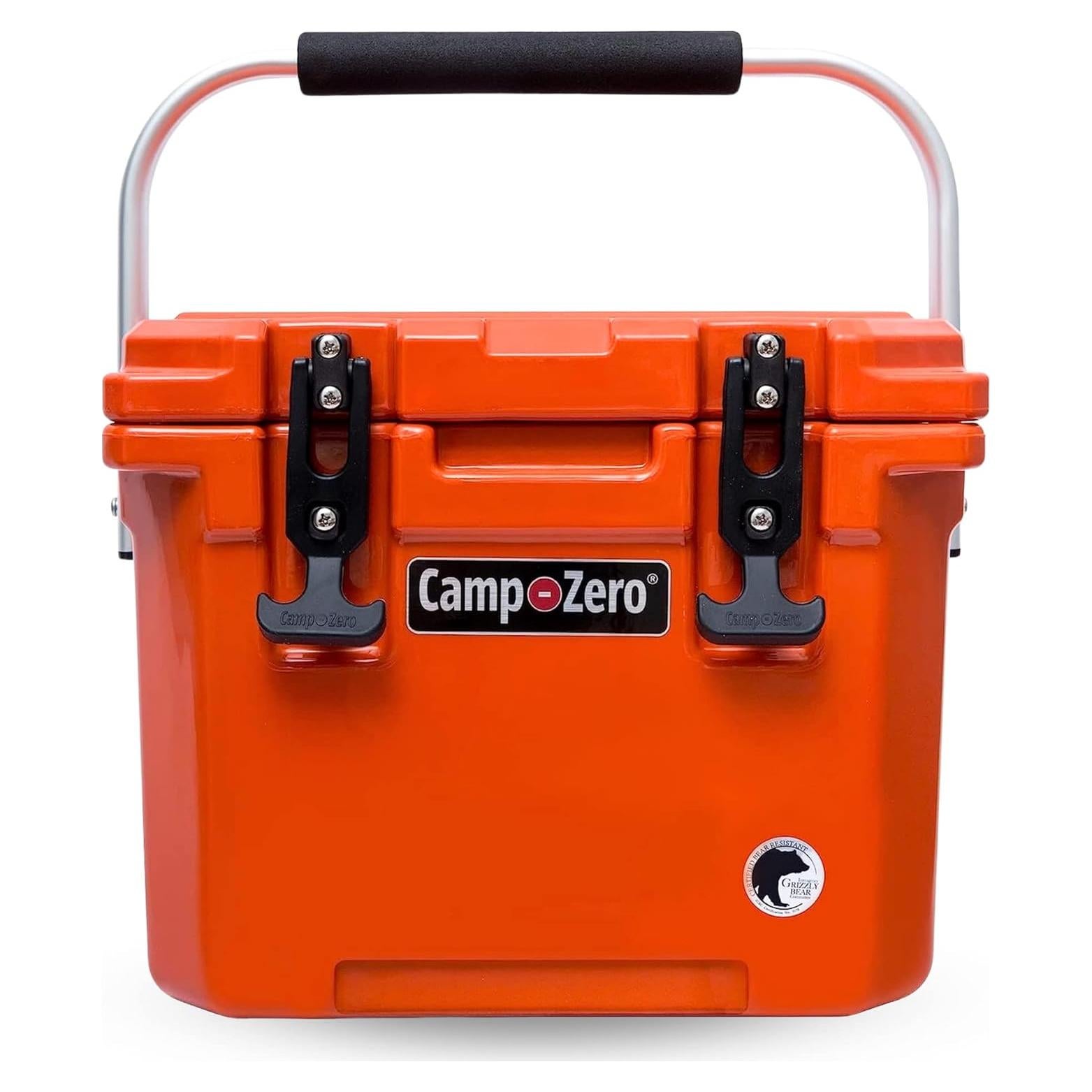 Enfriador Portátil CAMP-ZERO 10L Naranja Quemado - Ideal para Camping y Picnics
