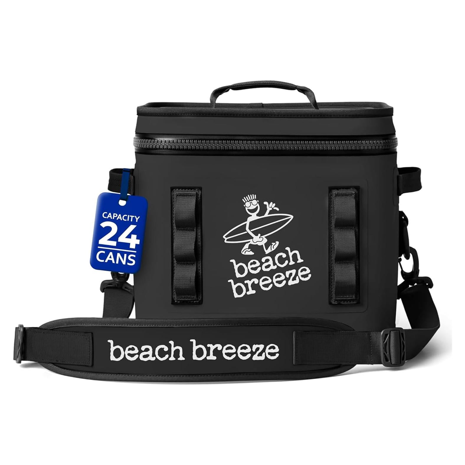 Bolsa Enfriador Suave Brisa de Playa 9.46L Aislada Negra