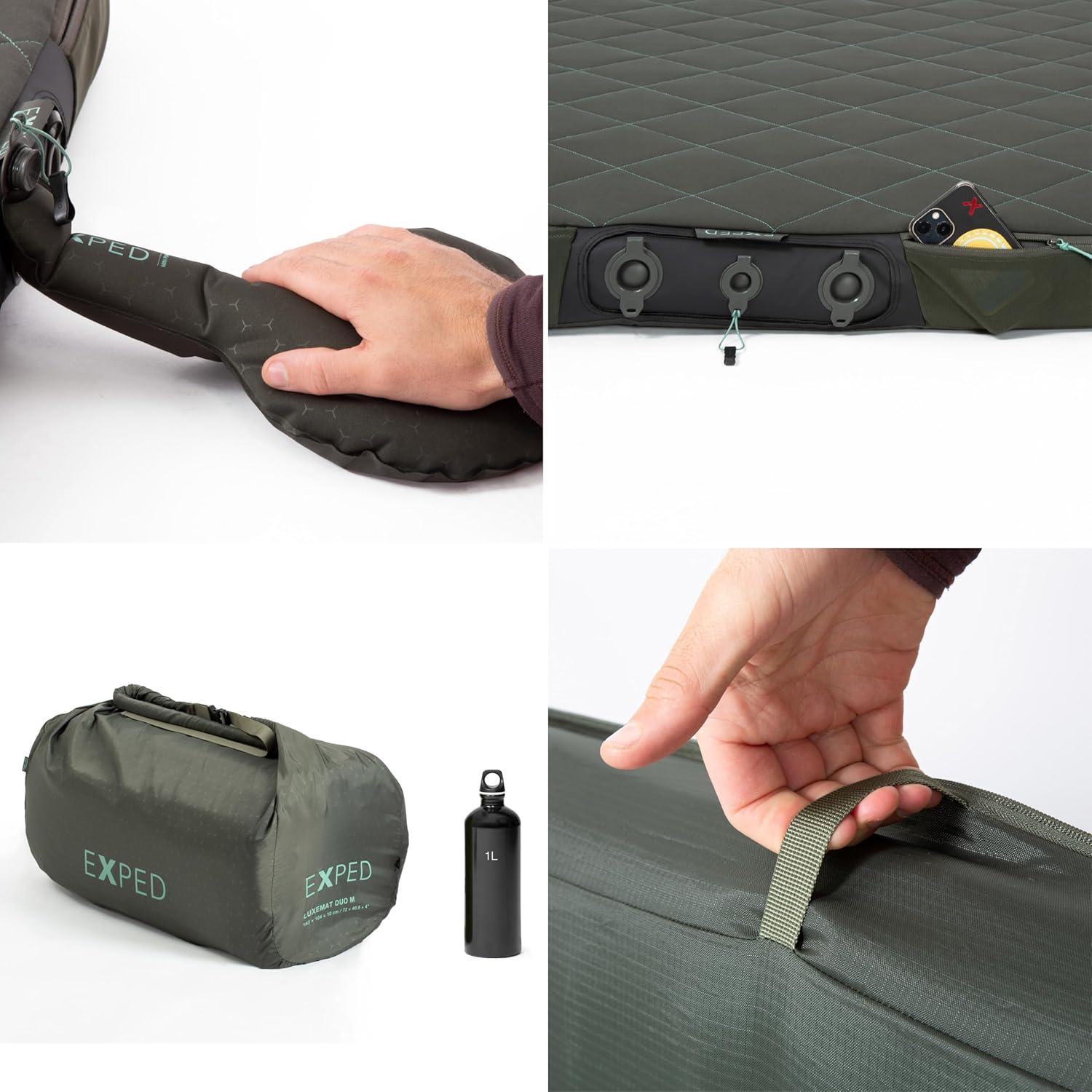 Colchón Autoinflable Exped LuxeMat Duo M 182x104 cm 4 cm Espuma