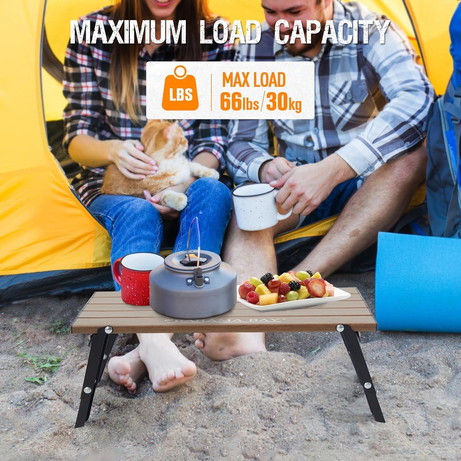 Mesa Plegable de Aluminio Old Bahama Bay Mini 30kg 16cm