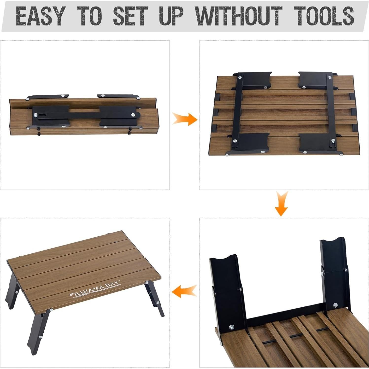 Mesa Plegable de Aluminio Old Bahama Bay Mini 30kg 16cm