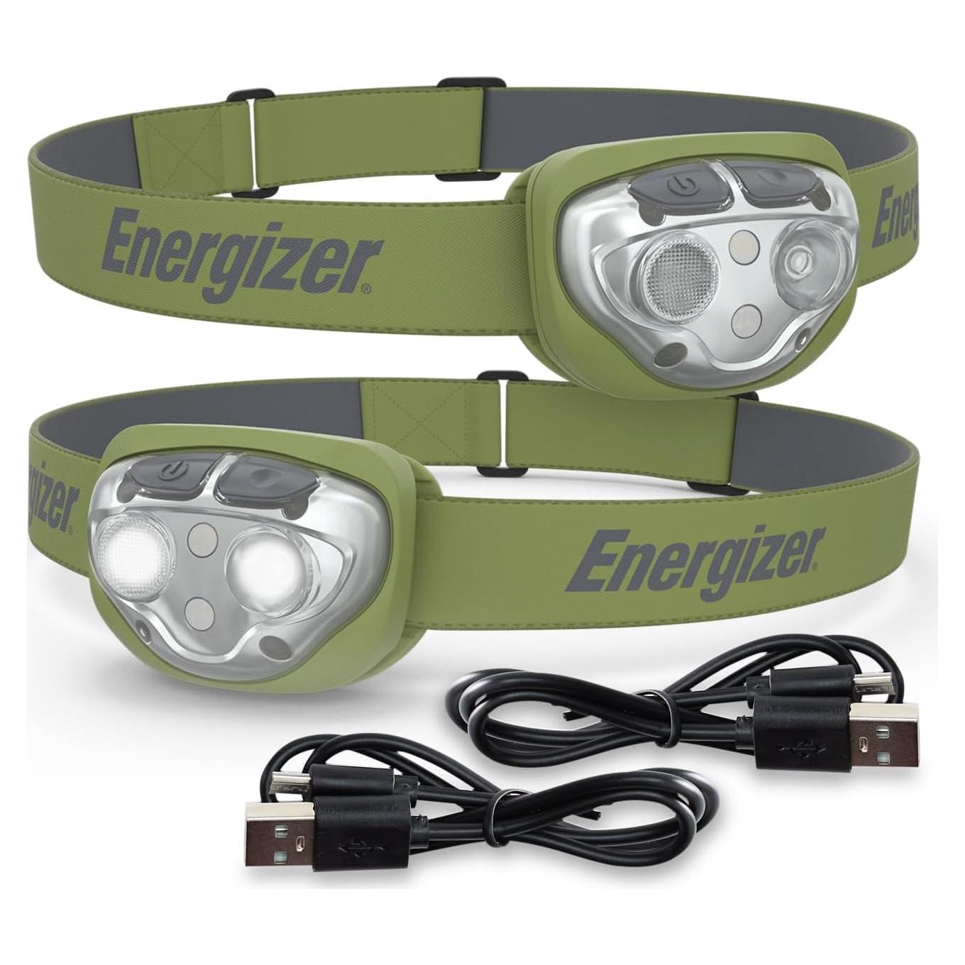 Linterna Frontal Recargable Energizer PRO-400, 400 Lúmenes, IPX4