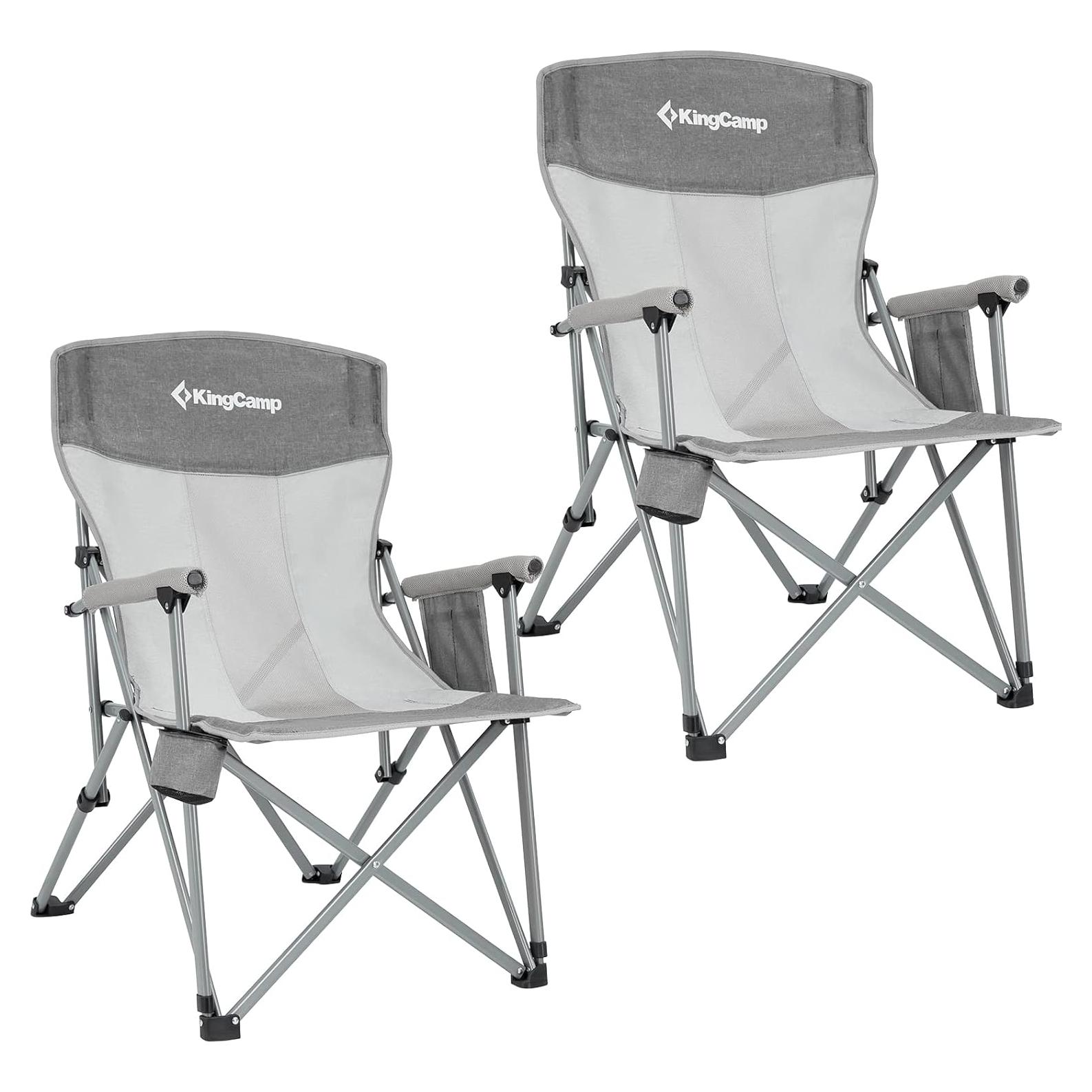 Silla de Camping KingCamp KC2257 Plegable Alta Resistencia 136kg