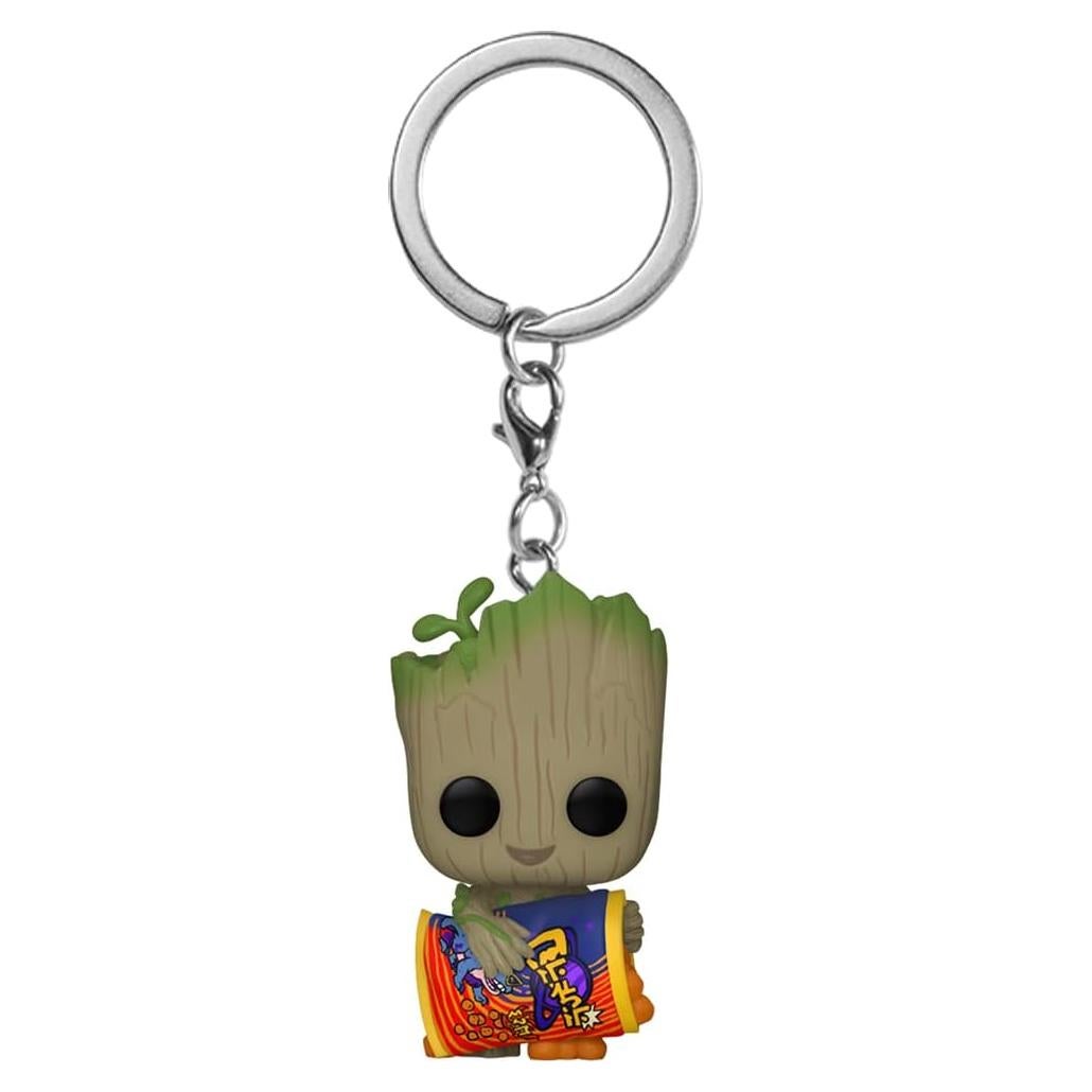 Llavero Funko Pop! Groot con Cheesy Puffs - Marvel