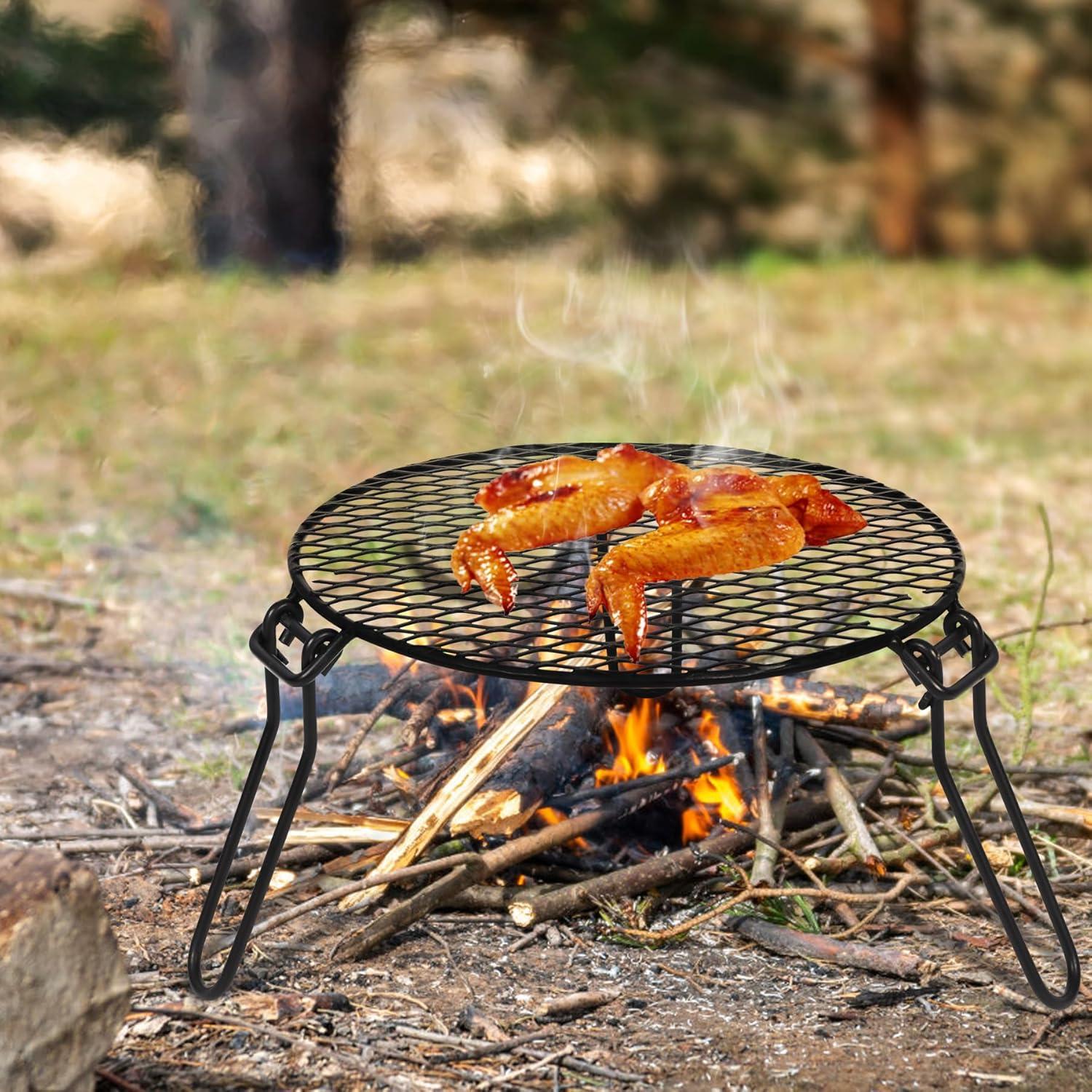 Parrilla Plegable REDCAMP de Hierro para Fogata 31 cm