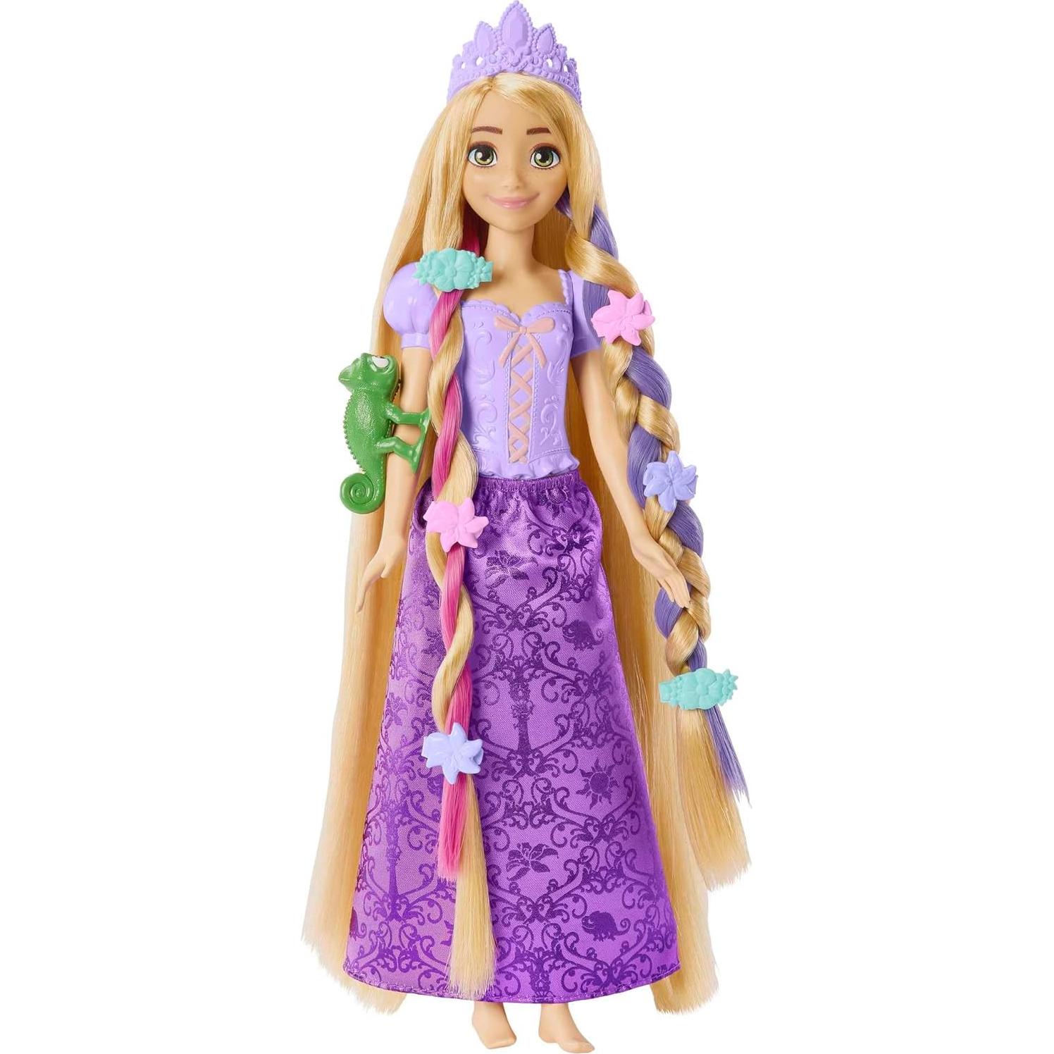 Muñeca Rapunzel Mattel Disney Princess con Extensiones de Color