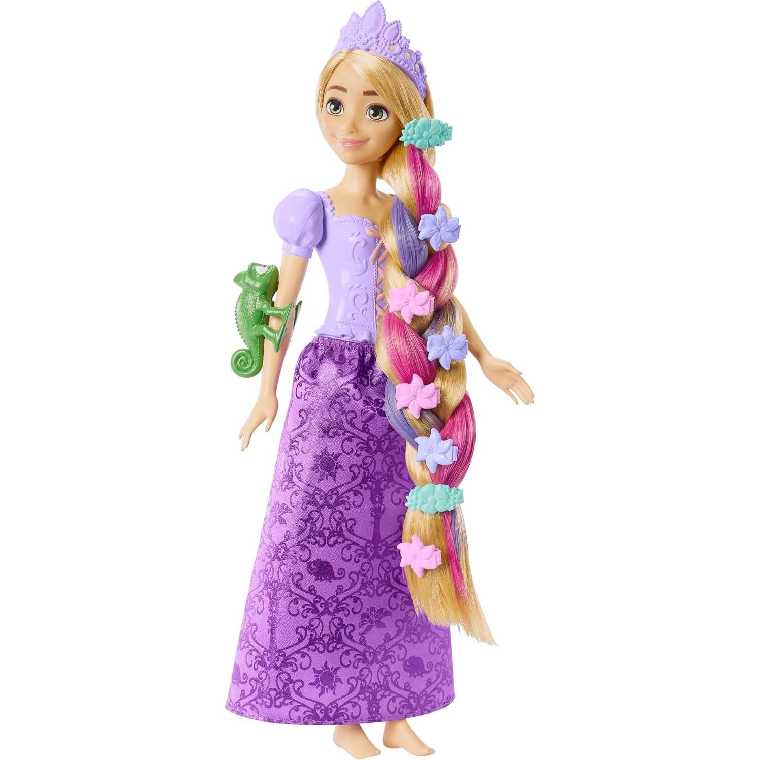 Muñeca Rapunzel Mattel Disney Princess con Extensiones de Color