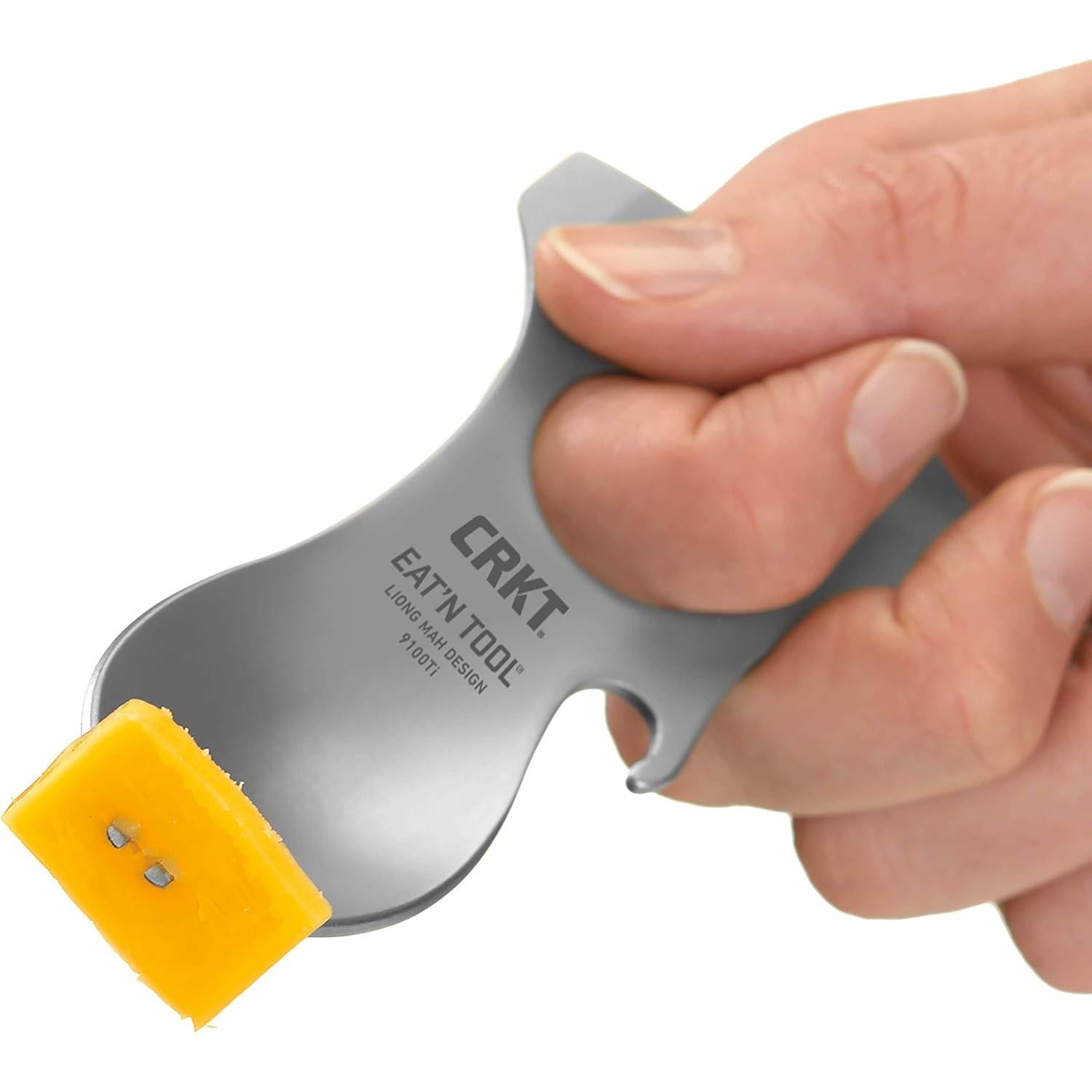 Multi-Herramienta Spork CRKT 9100TI Titanio Ligera para Camping