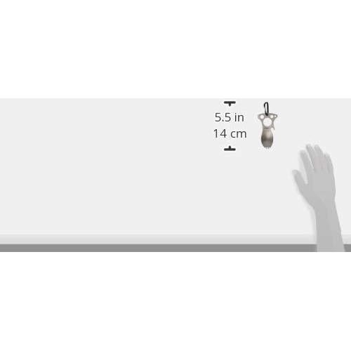 Multi-Herramienta Spork CRKT 9100TI Titanio Ligera para Camping