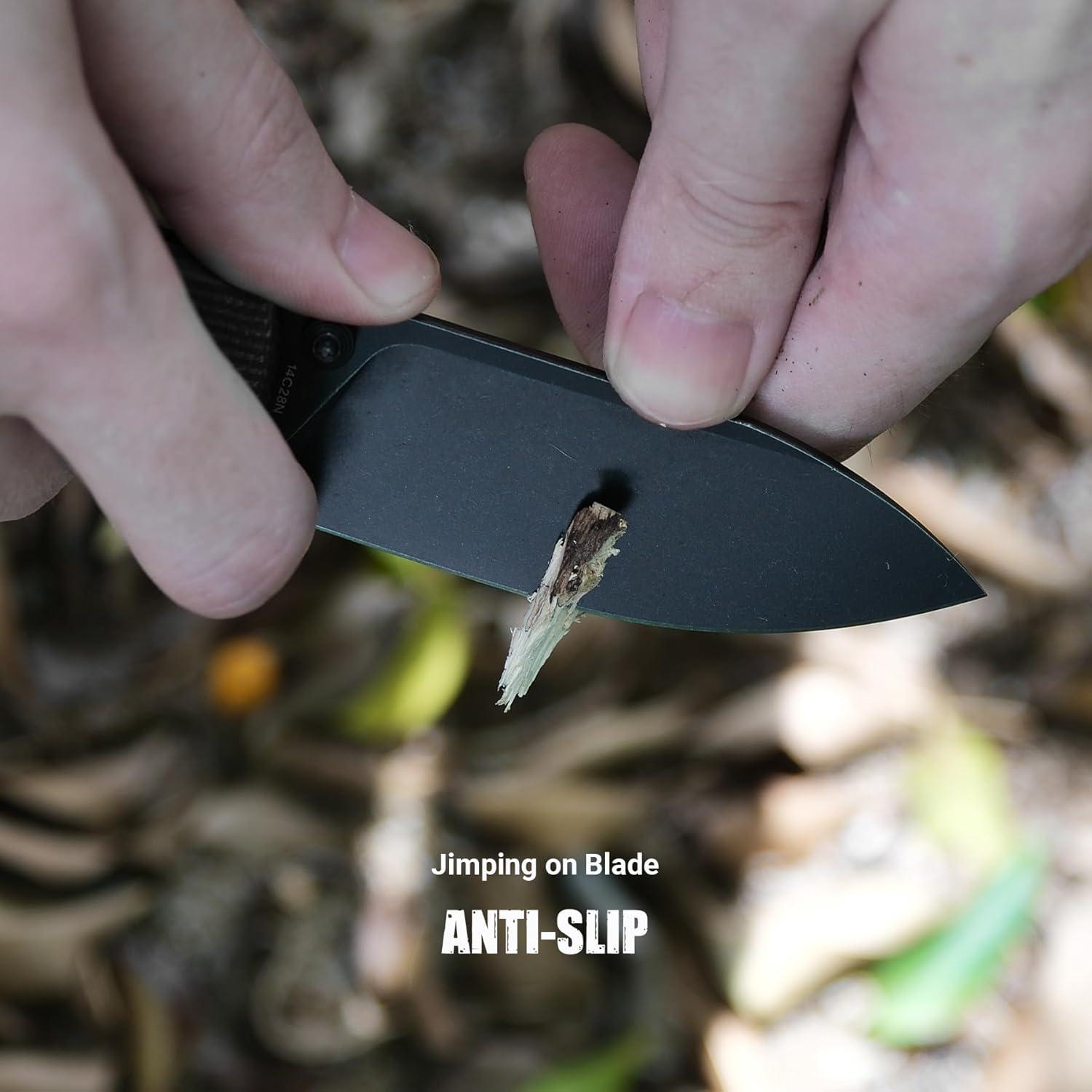 Cuchillo Plegable Vosteed Mapache 8.26 cm Acero 14C28N