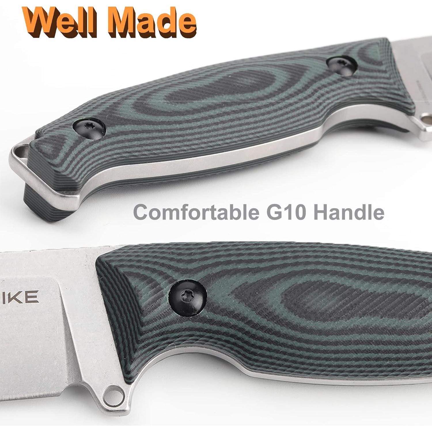 Cuchillo Fijo Ruike F118 para Camping con Funda 360° - Acero Inoxidable