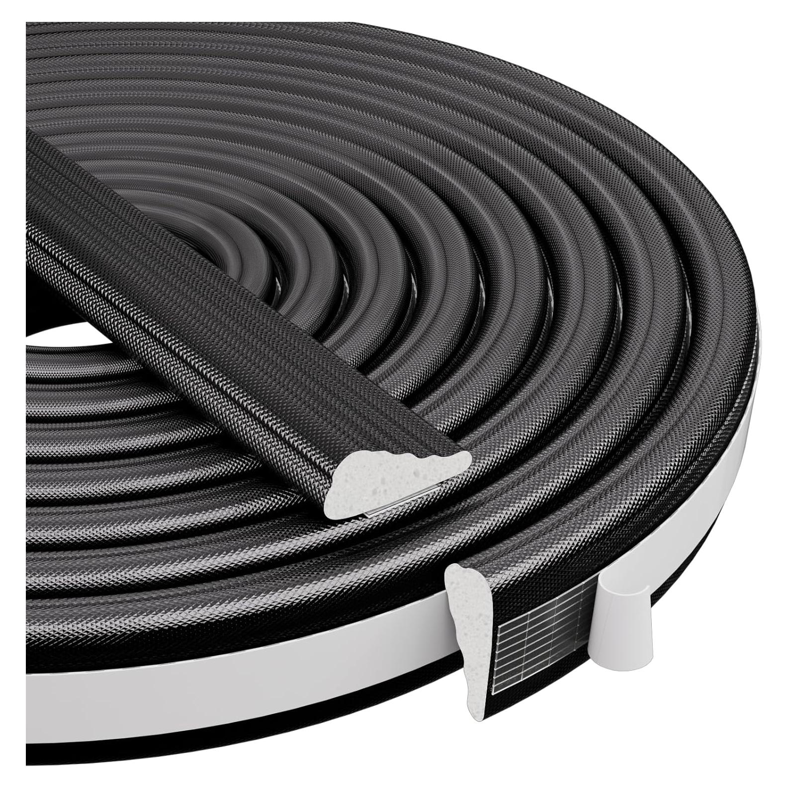 Tira de Sellado de Espuma KNEELISA 2Pcs 9.95m Negro