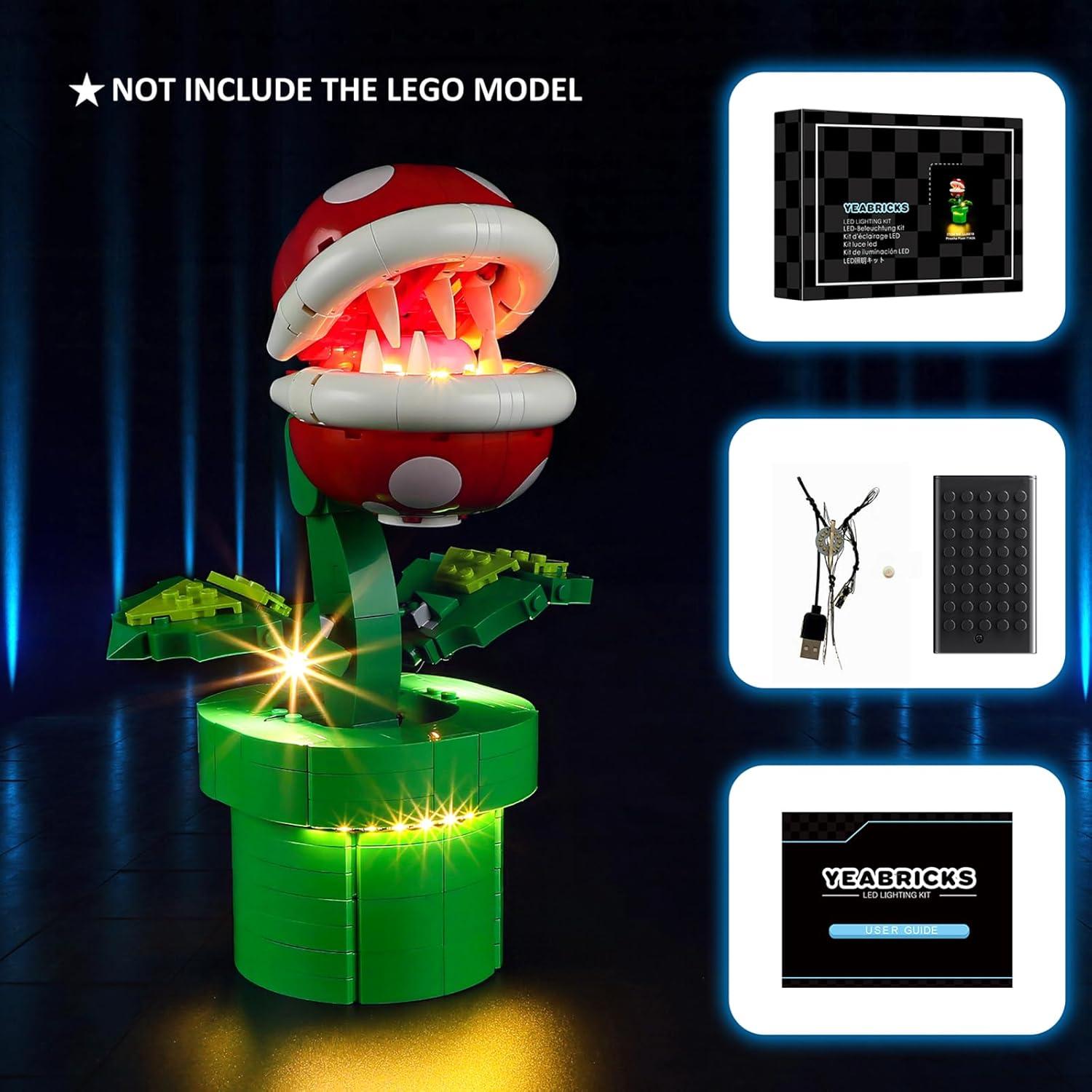 Kit de Luz LED YEABRICKS para Lego Piranha Plant 71426