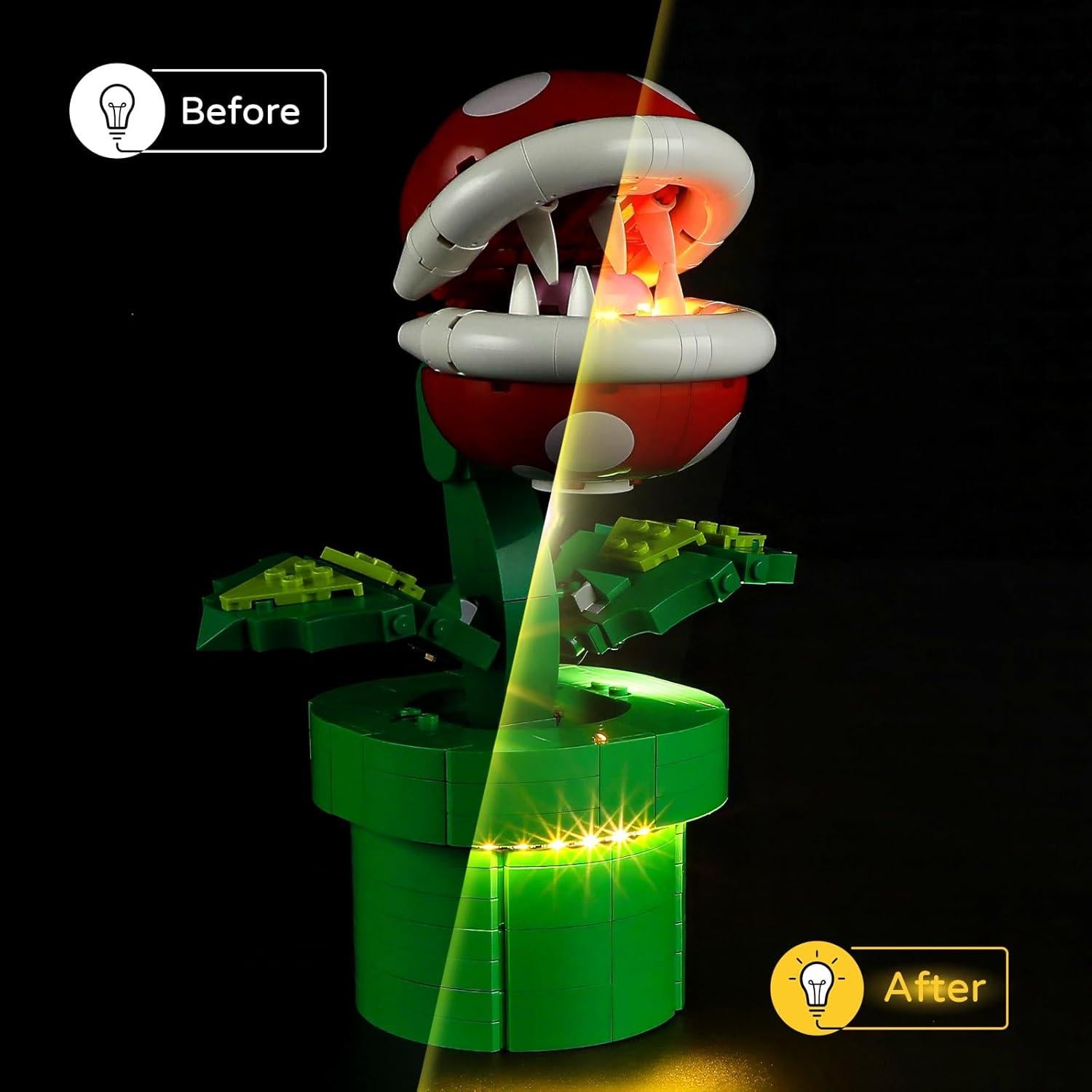 Kit de Luz LED YEABRICKS para Lego Piranha Plant 71426