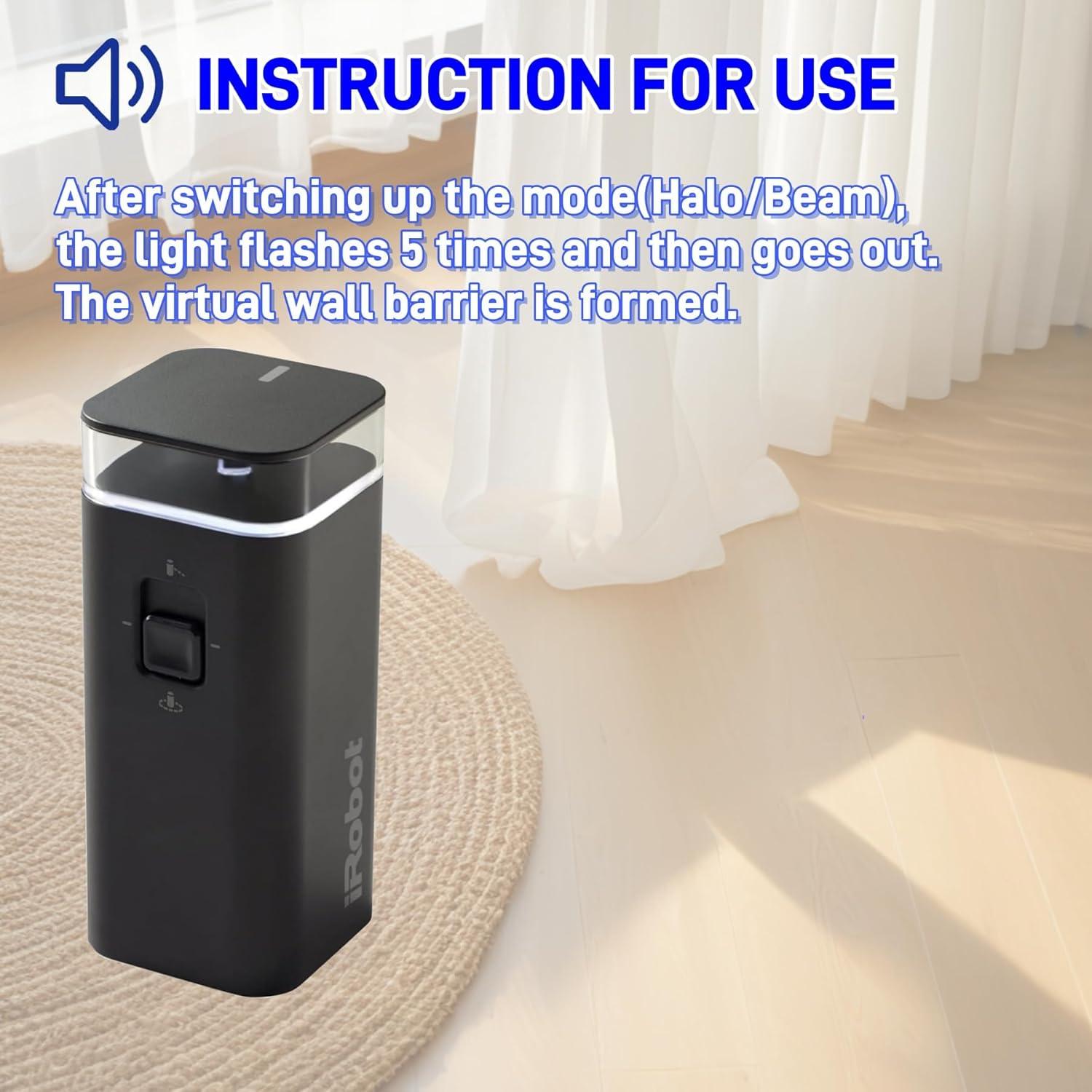 Paquete de 2 Barreras de Luz Virtual Doble Modo iRobot Roomba