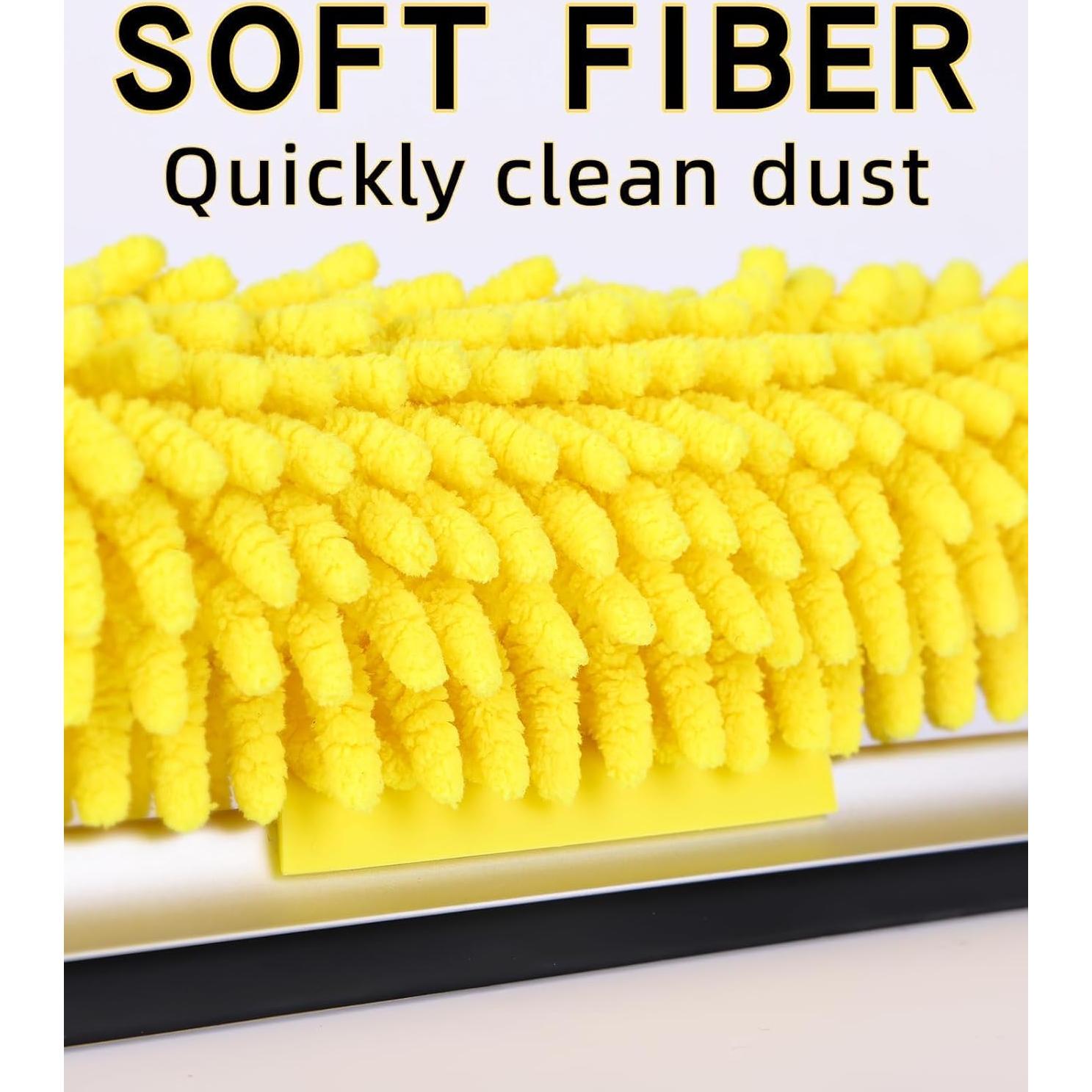 Raspador de Ventanas 2 en 1 Opow con Paño de Microfibra 25.4 cm