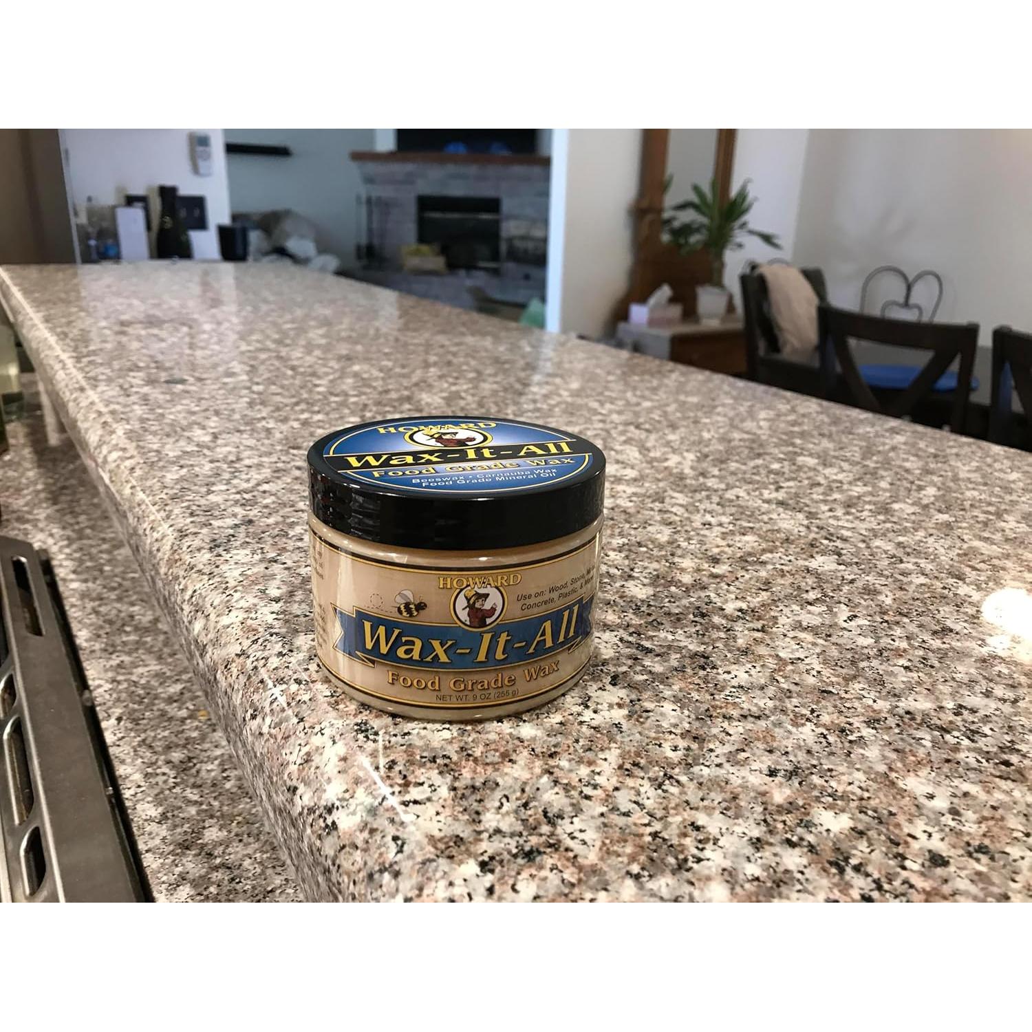 Cera Protectora de Grado Alimenticio Howard 9 oz para Madera y Más