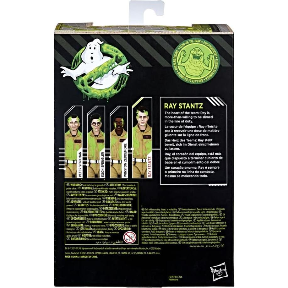 Figura Ray Stantz Ghostbusters 15 cm Brilla en la Oscuridad