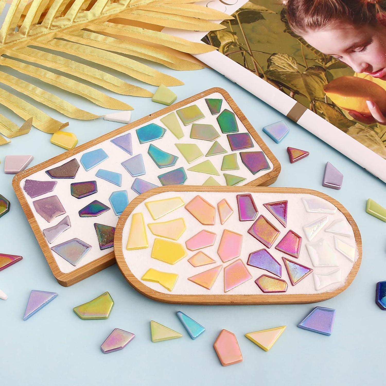 Azulejos de mosaico de vidrio naranja Youway Style 200g DIY