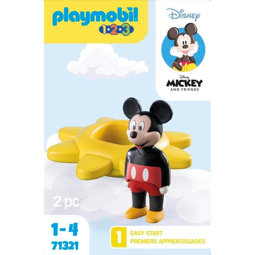 Playmobil 1.2.3 Sol Giratorio Mickey Sonajero 14.1 cm