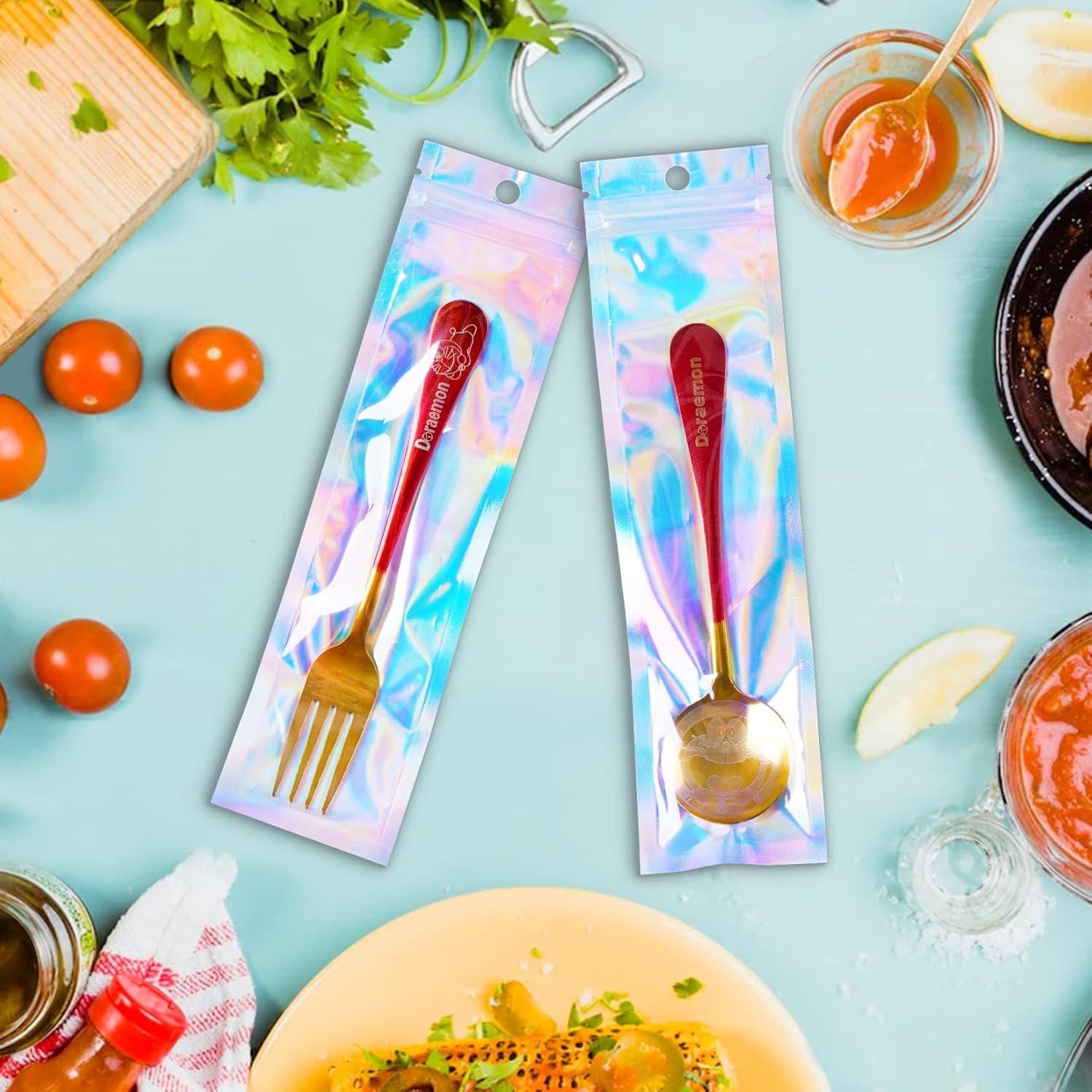 Bolsas Holográficas ANZNKU 50 Pcs 6.9 x 22.9 cm Resellables