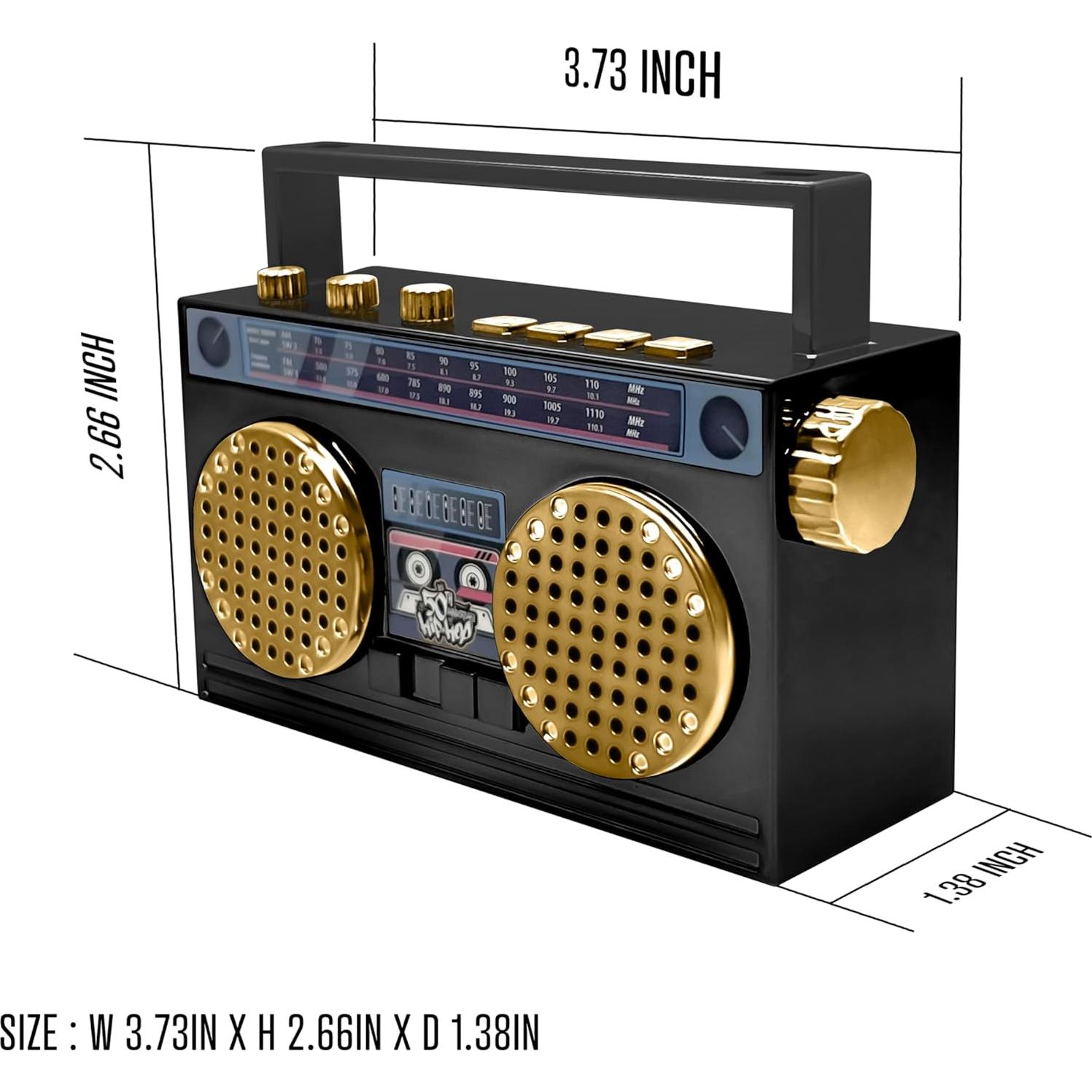 Altavoz Bluetooth Inalámbrico Mini Retro 6W con Radio FM