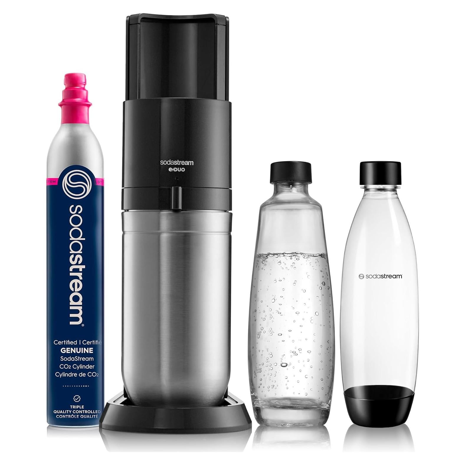 Hacedor de Agua Espumosa SodaStream E-Duo Negro 60L CO2