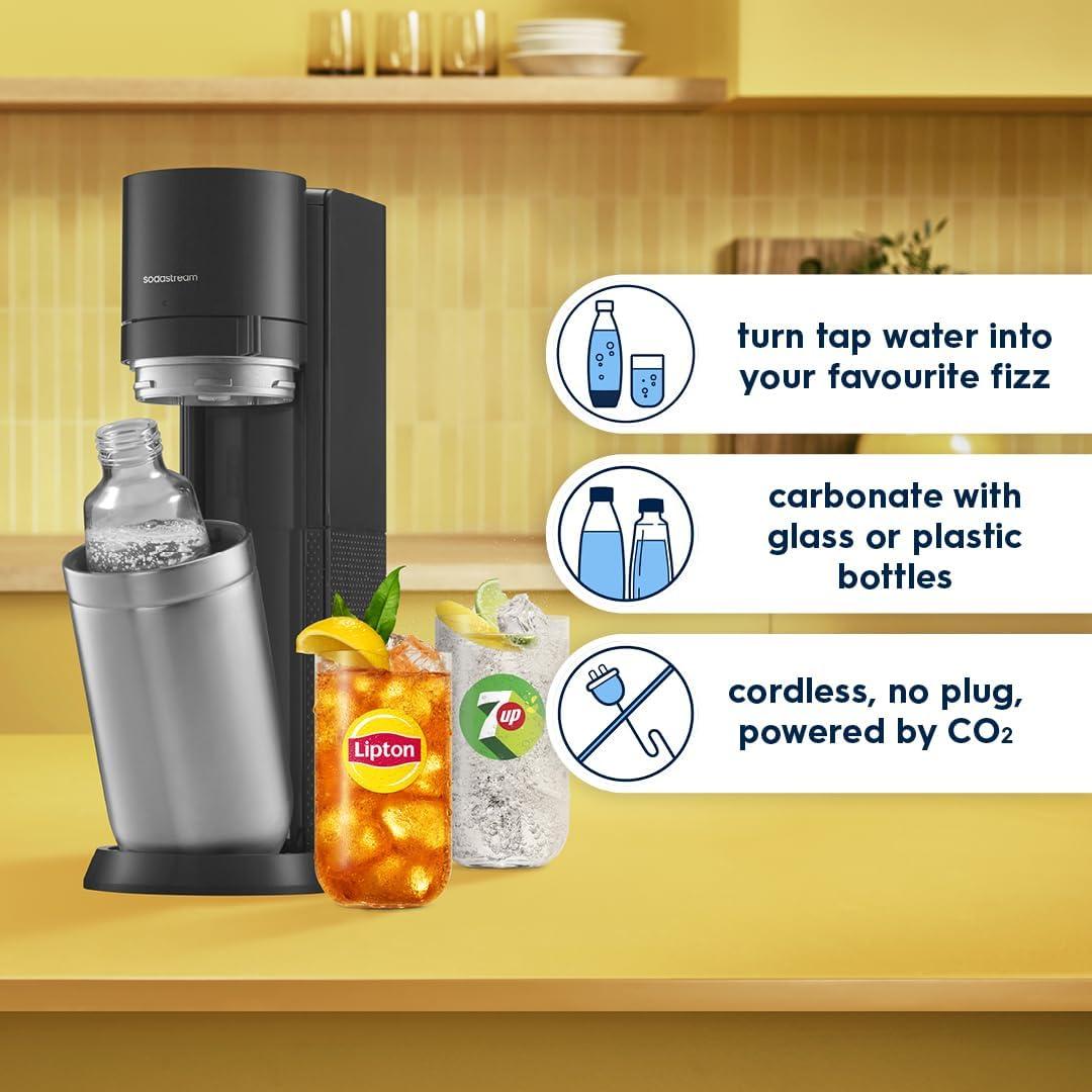 Hacedor de Agua Espumosa SodaStream E-Duo Negro 60L CO2