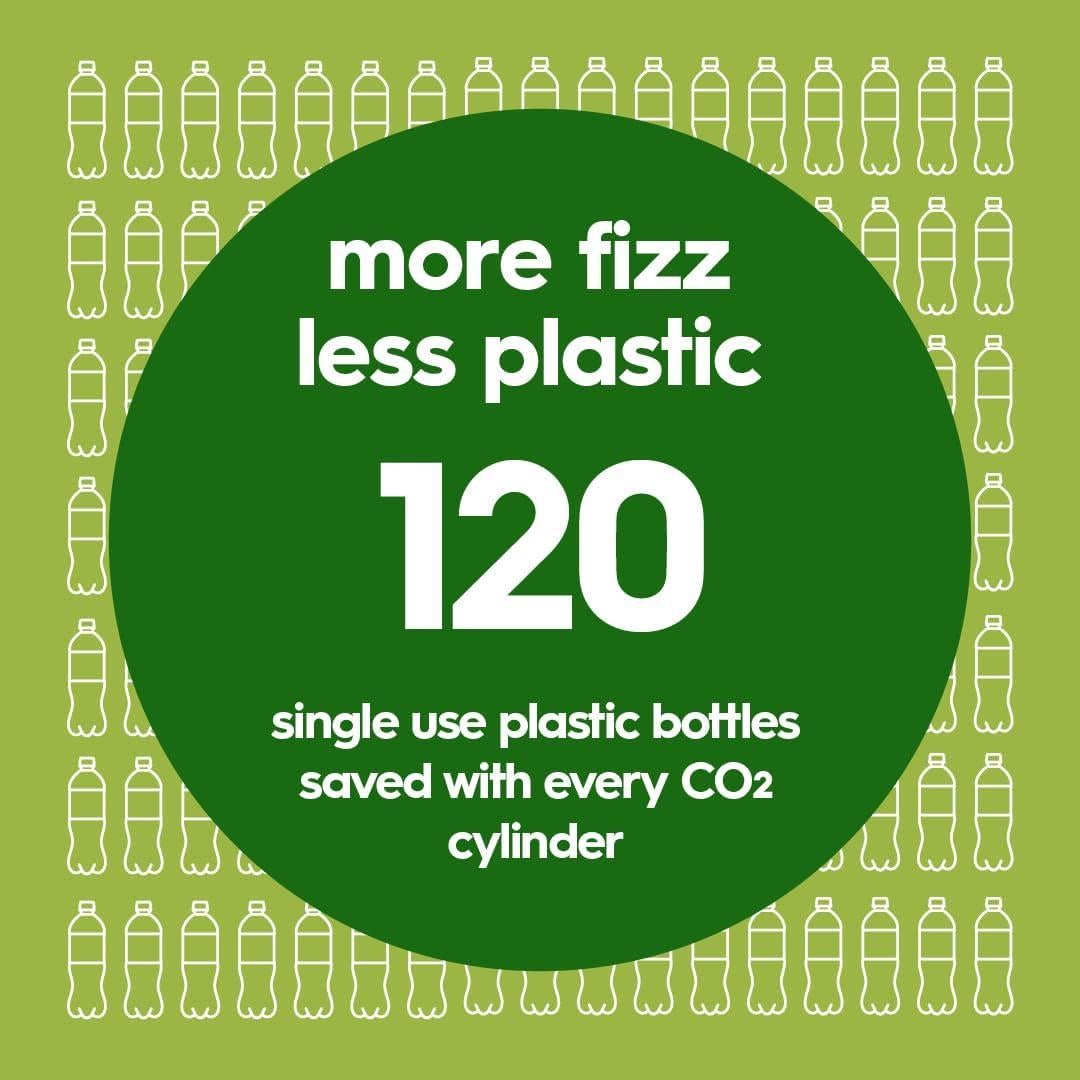 Hacedor de Agua Espumosa SodaStream E-Duo Negro 60L CO2