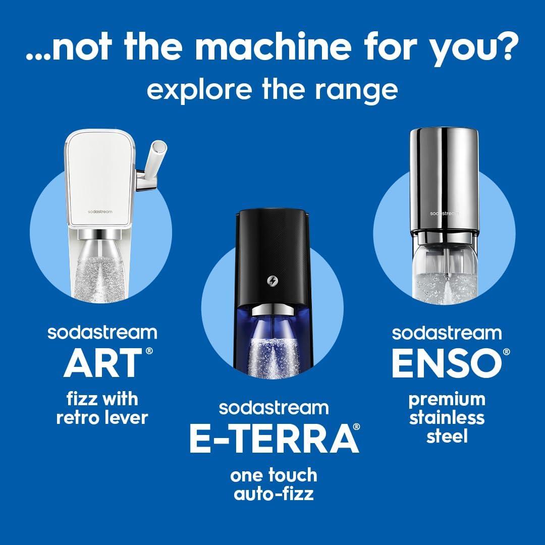 Hacedor de Agua Espumosa SodaStream E-Duo Negro 60L CO2