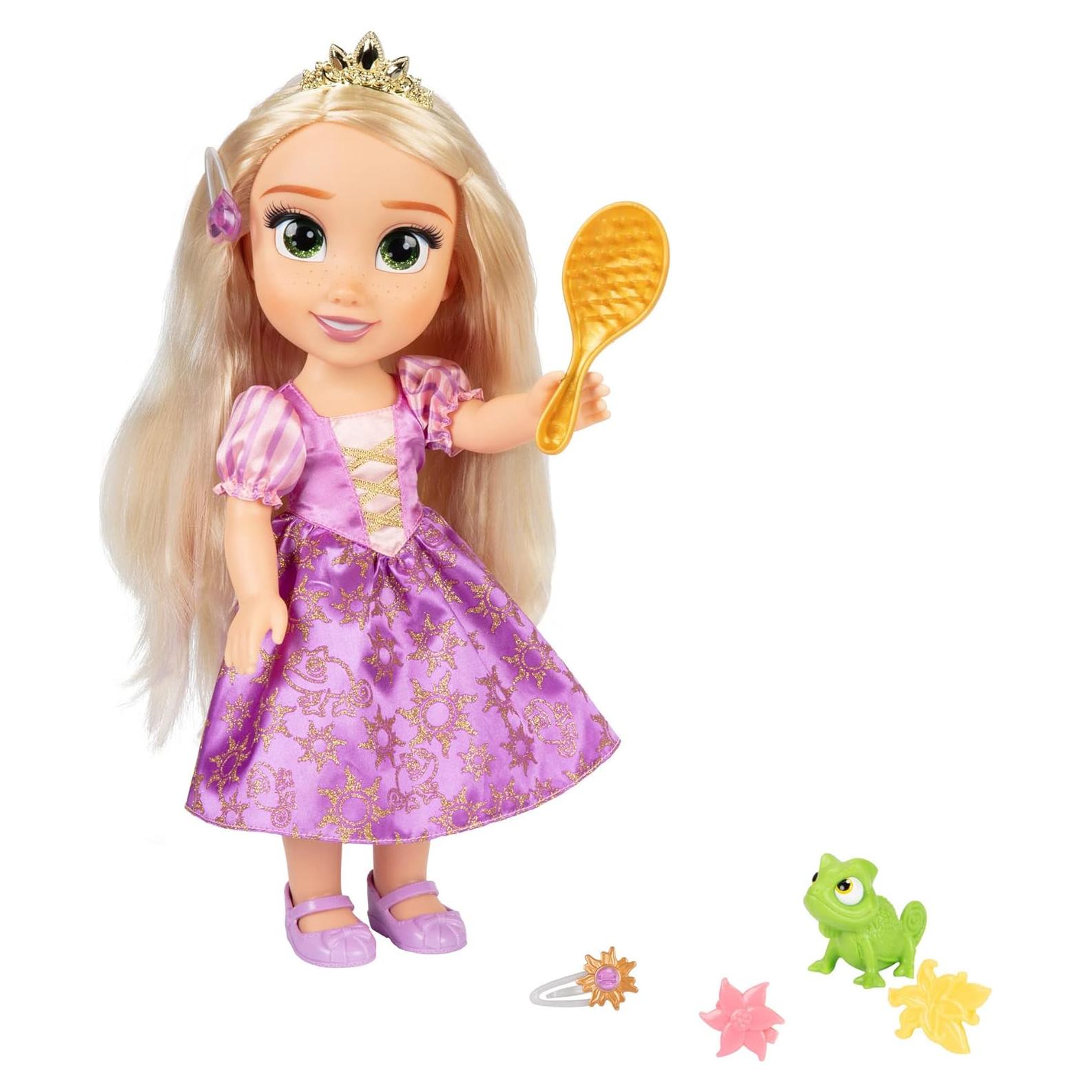 Muñeca Rapunzel Amiga Cantante Disney 35.56 cm con Pascal