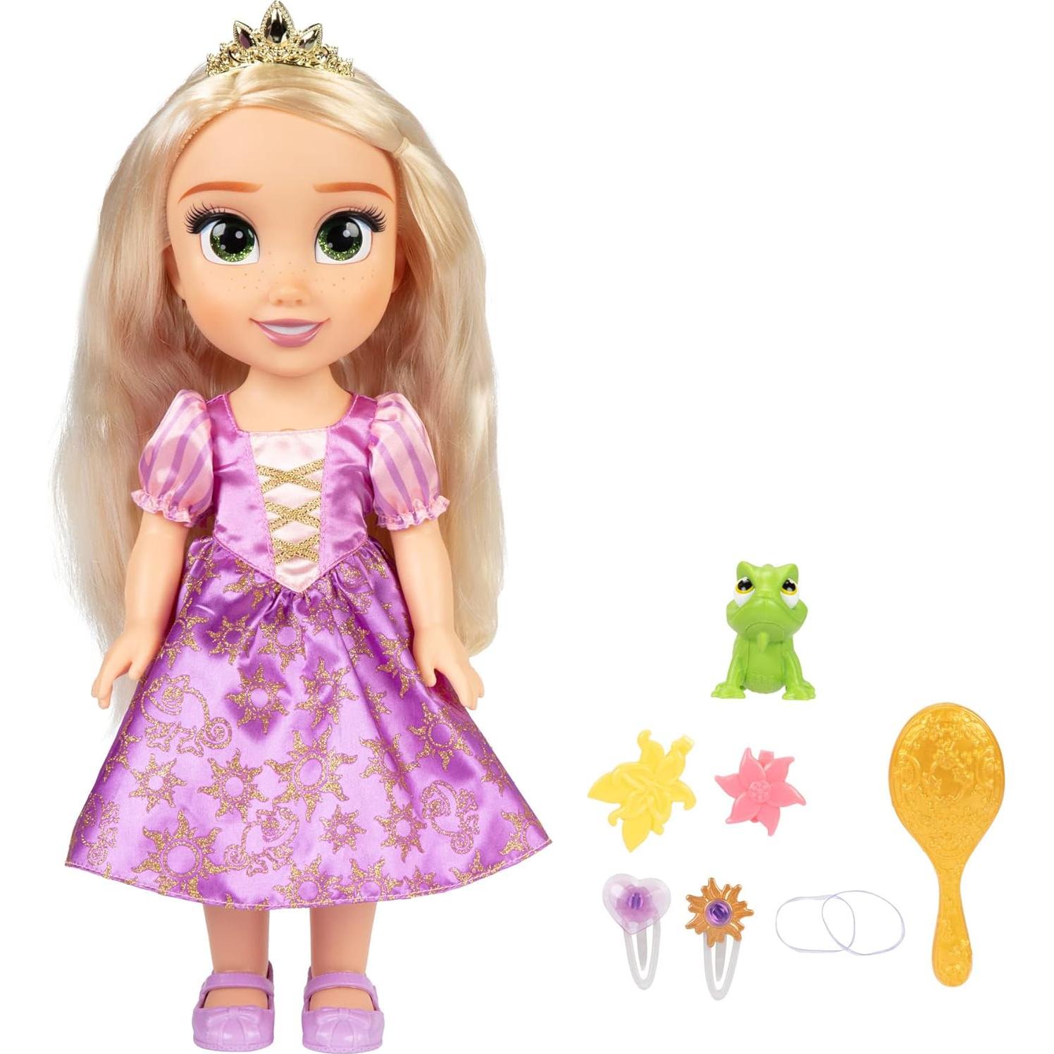 Muñeca Rapunzel Amiga Cantante Disney 35.56 cm con Pascal