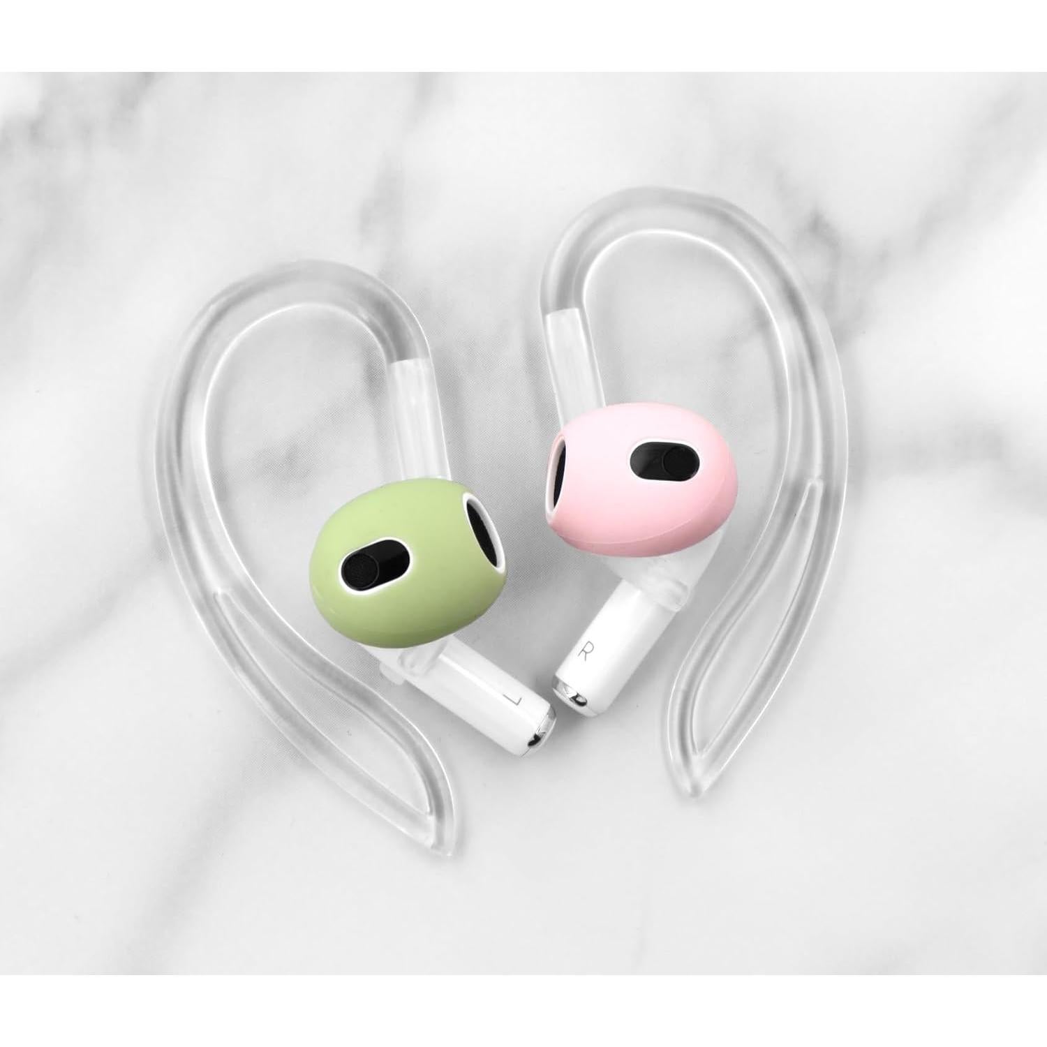 Ganchos para oídos IiEXCEL compatibles con AirPods 4 y Pro