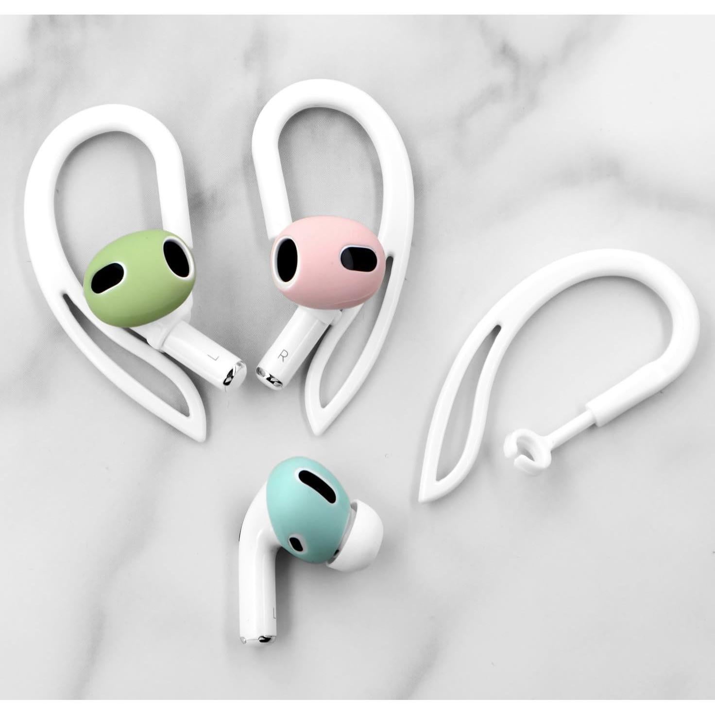 Ganchos para oídos IiEXCEL compatibles con AirPods 4 y Pro