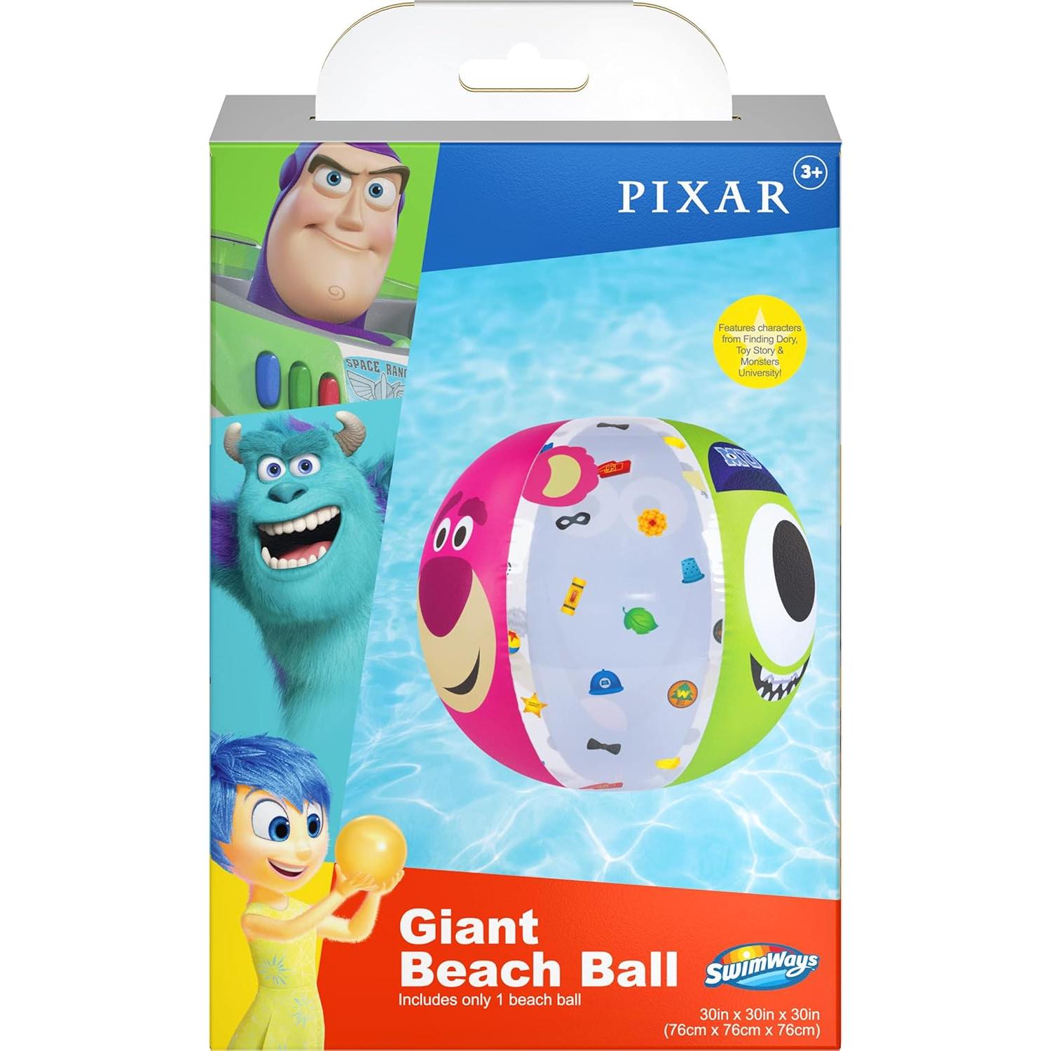 SwimWays Disney Pixar 30" Giant Inflatable Beach Ball