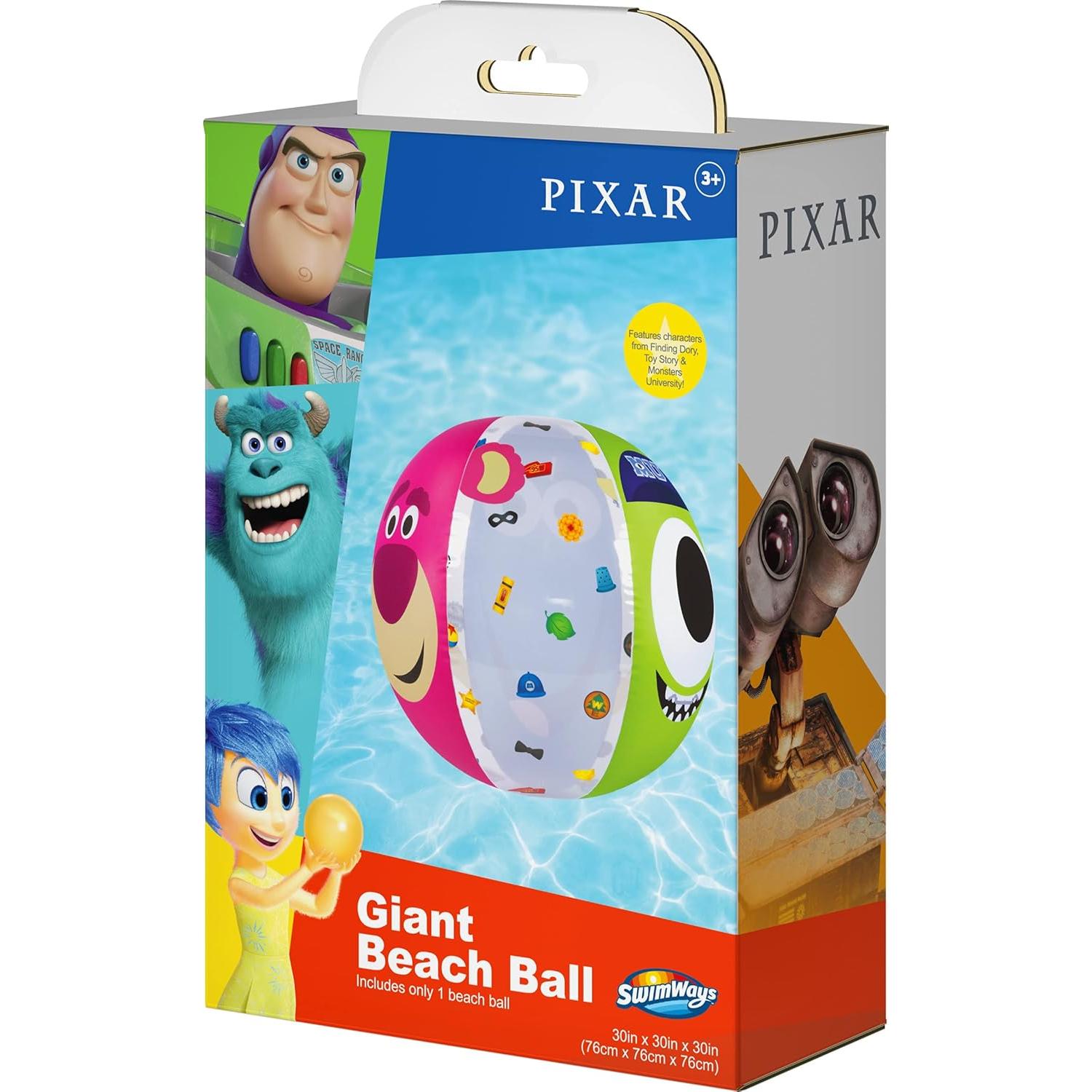 SwimWays Disney Pixar 30" Giant Inflatable Beach Ball