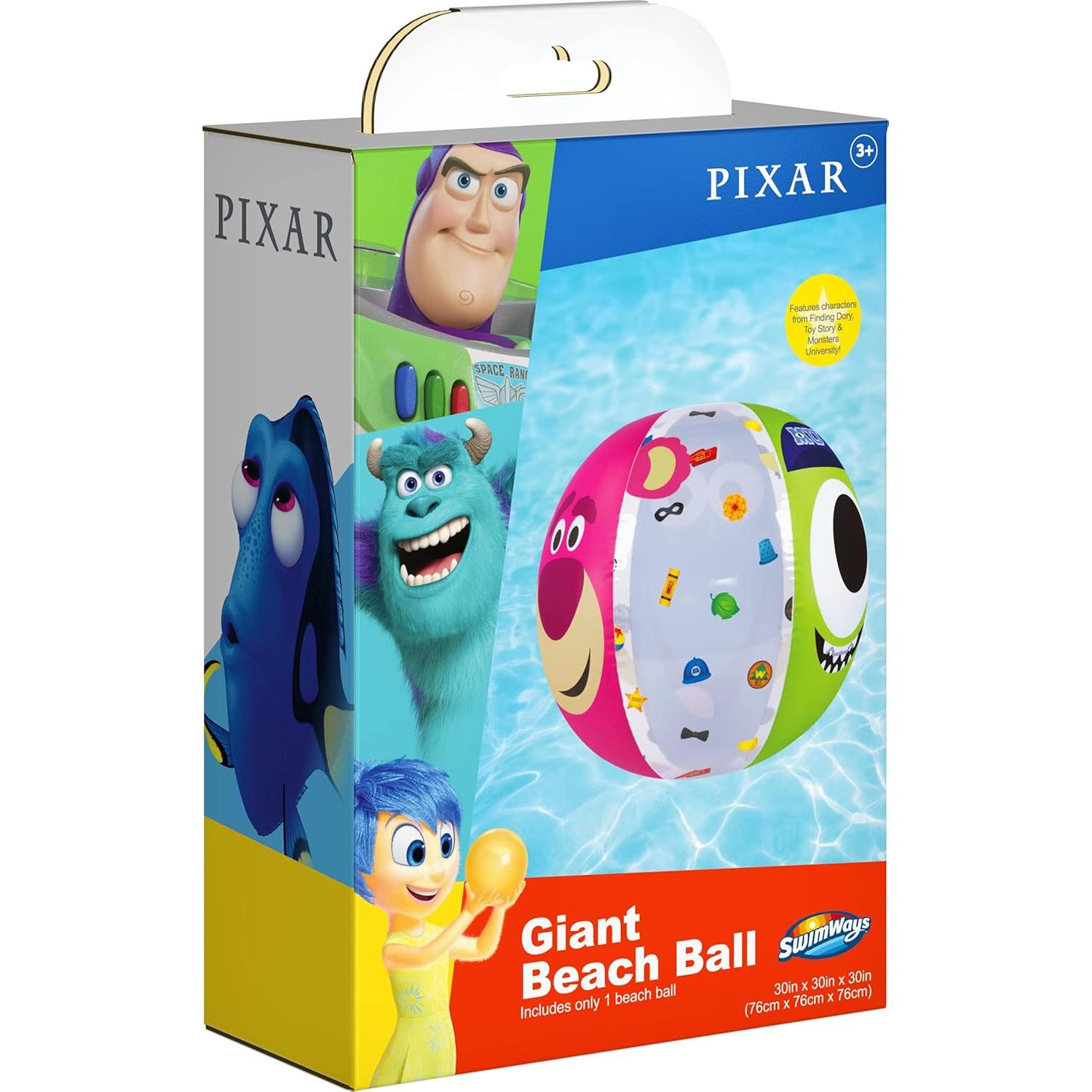 SwimWays Disney Pixar 30" Giant Inflatable Beach Ball