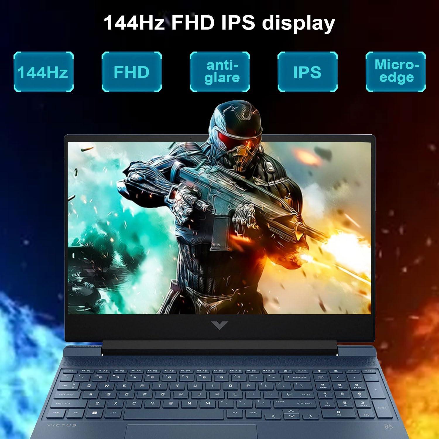 Laptop HP Victus 15.6" i5 RTX 3050 16GB 1TB FHD Azul