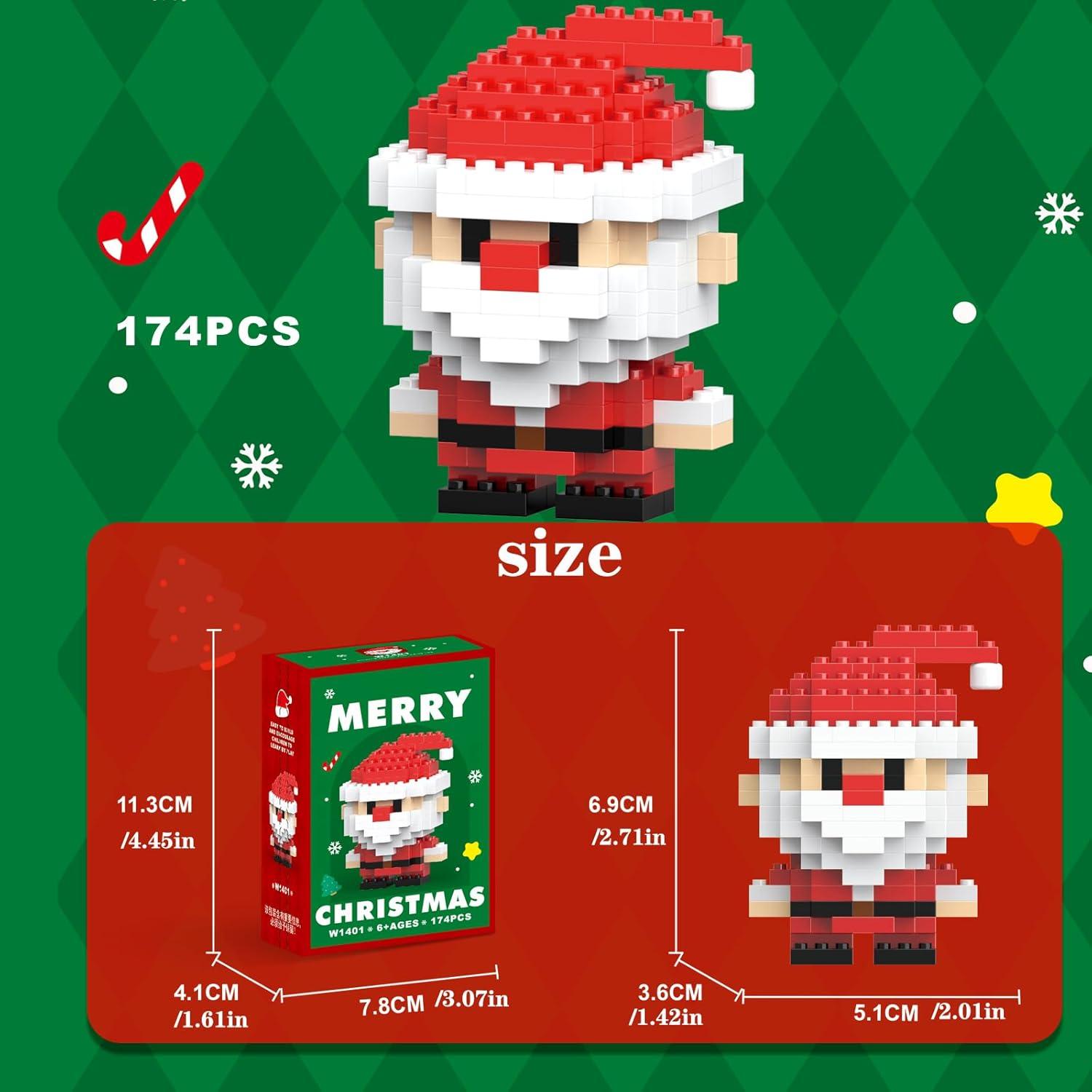Juego de Bloques de Construcción Santa Navidad HGCYCF 174 Piezas