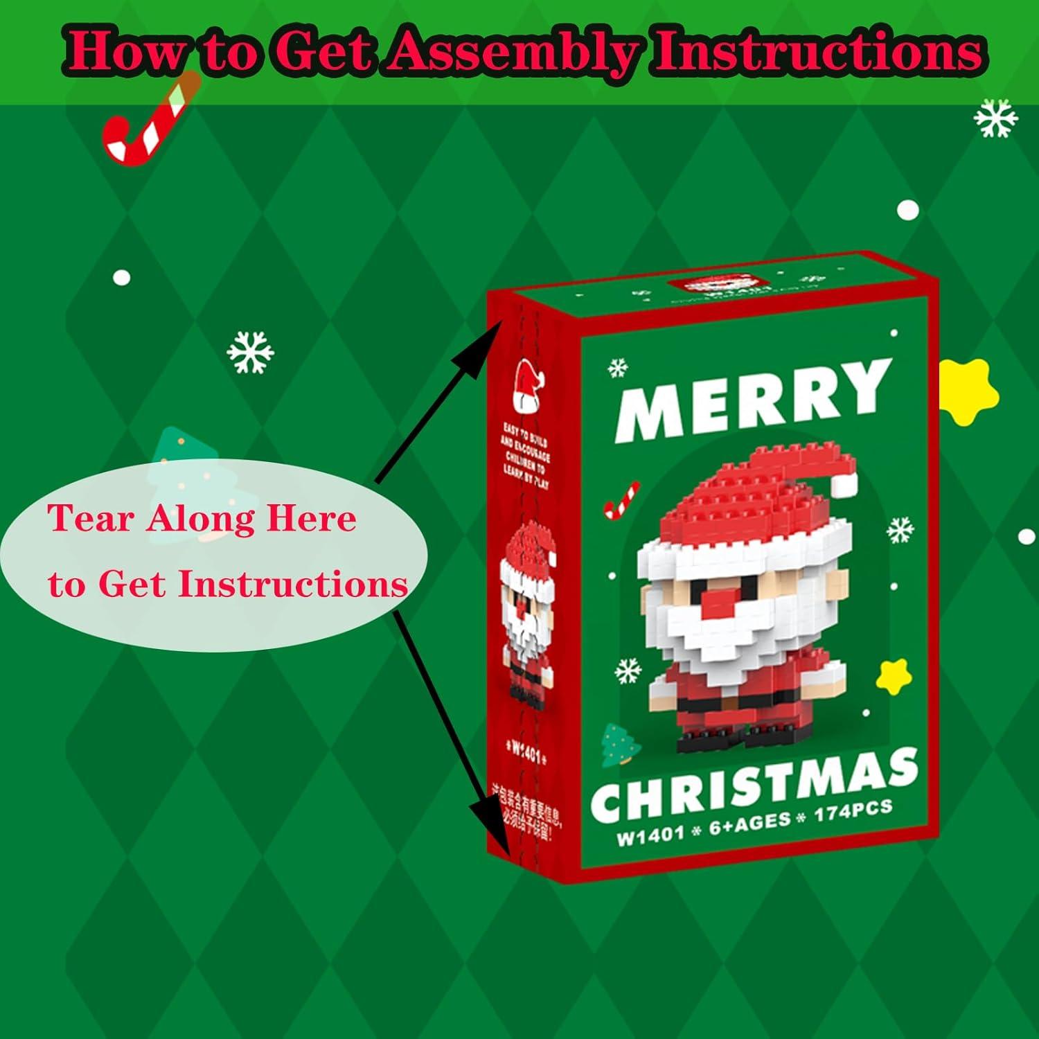 Juego de Bloques de Construcción Santa Navidad HGCYCF 174 Piezas