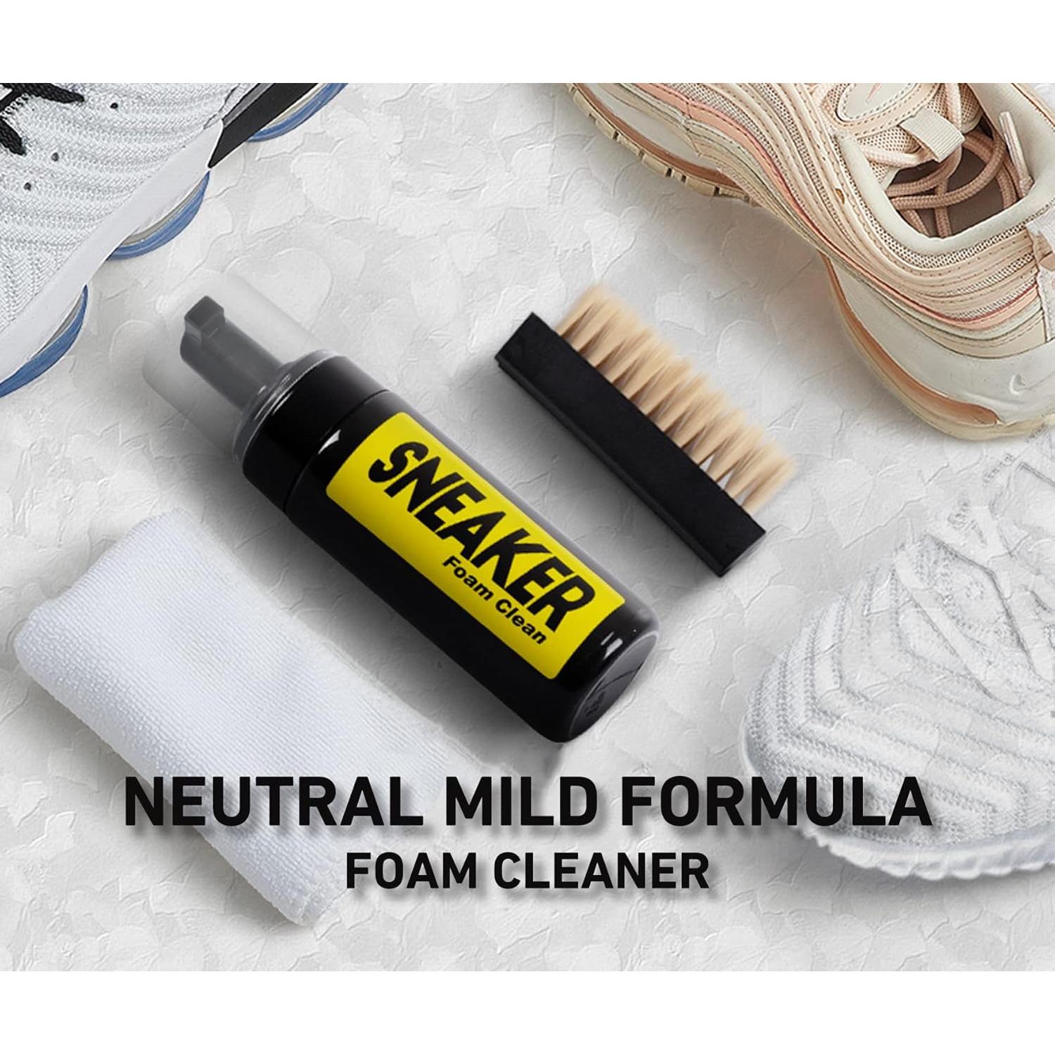 Kit de Limpieza de Zapatos COZGO 150ml con Cepillo y Paño