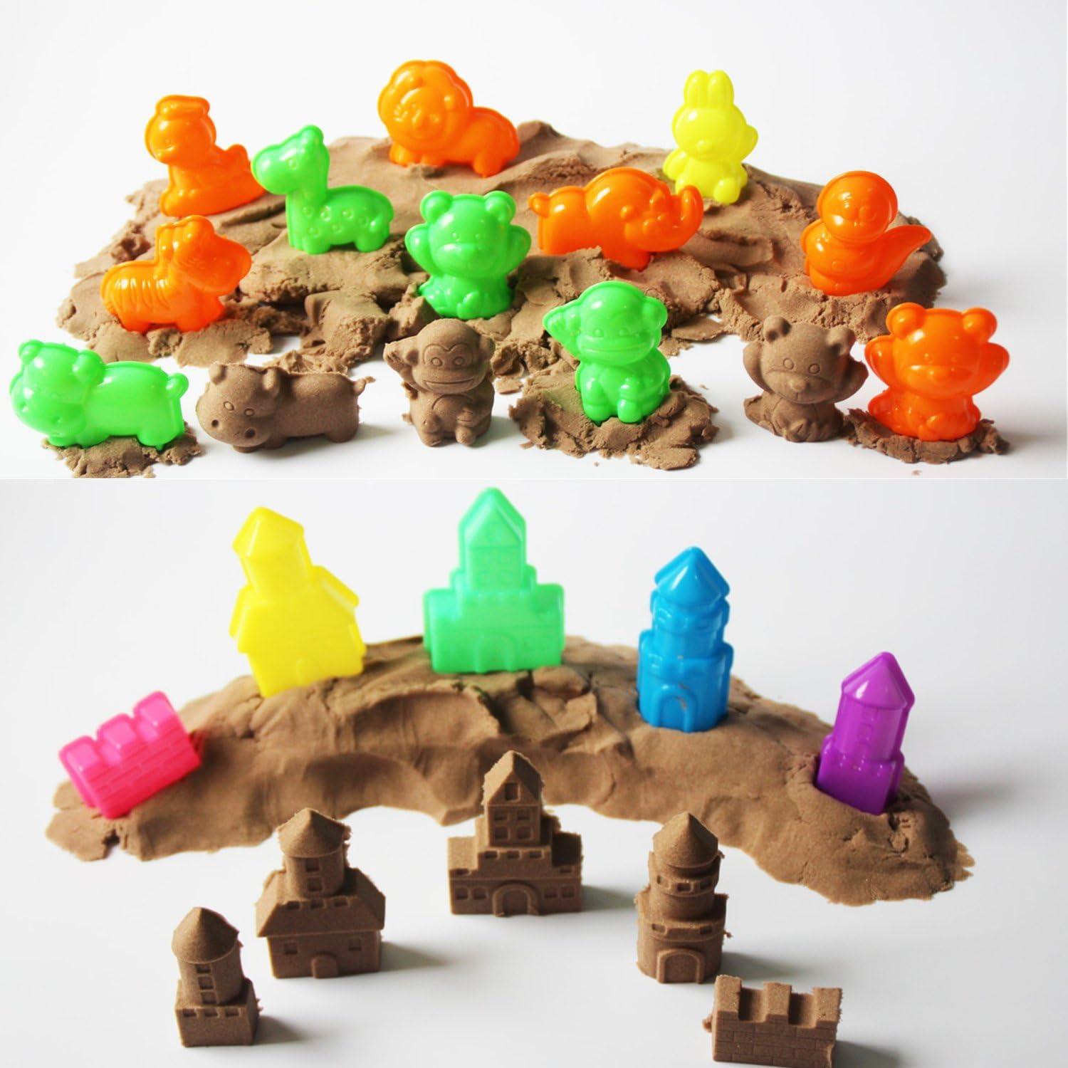 Conjunto de Moldeo de Arena 42 Piezas Mukool - Multicolor