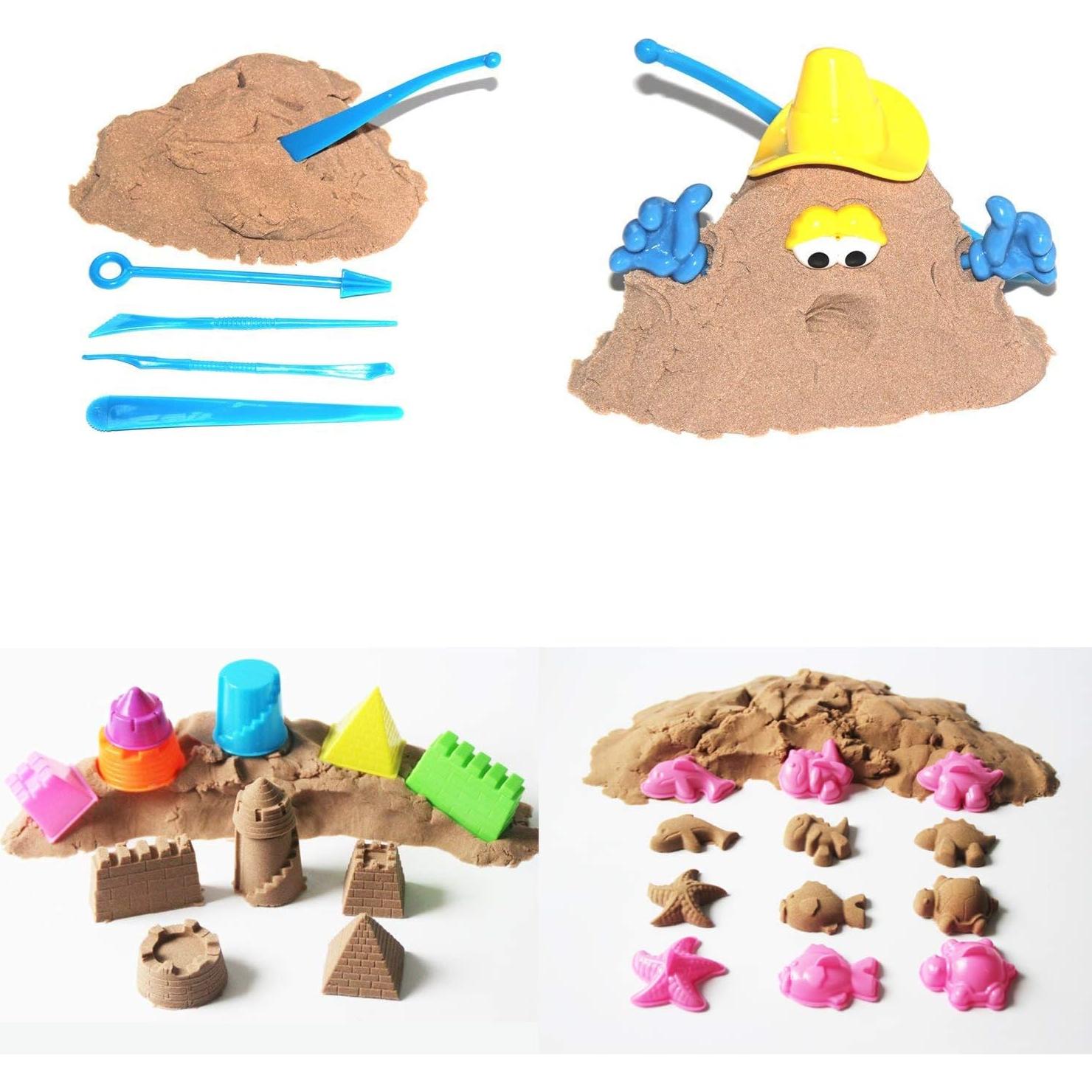 Conjunto de Moldeo de Arena 42 Piezas Mukool - Multicolor