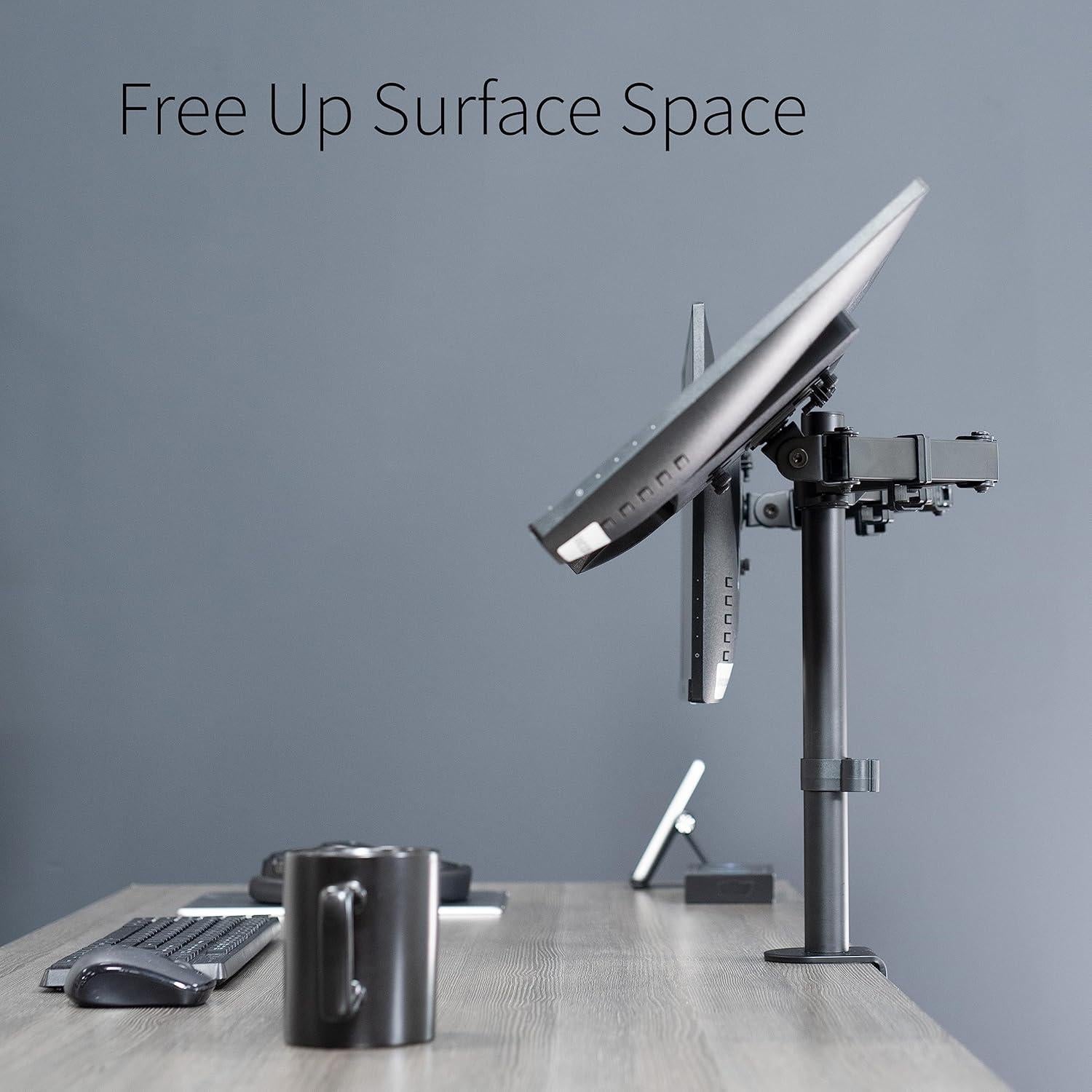 Soporte Doble para Monitor VIVO STAND-V002 Ajustable 13-30"