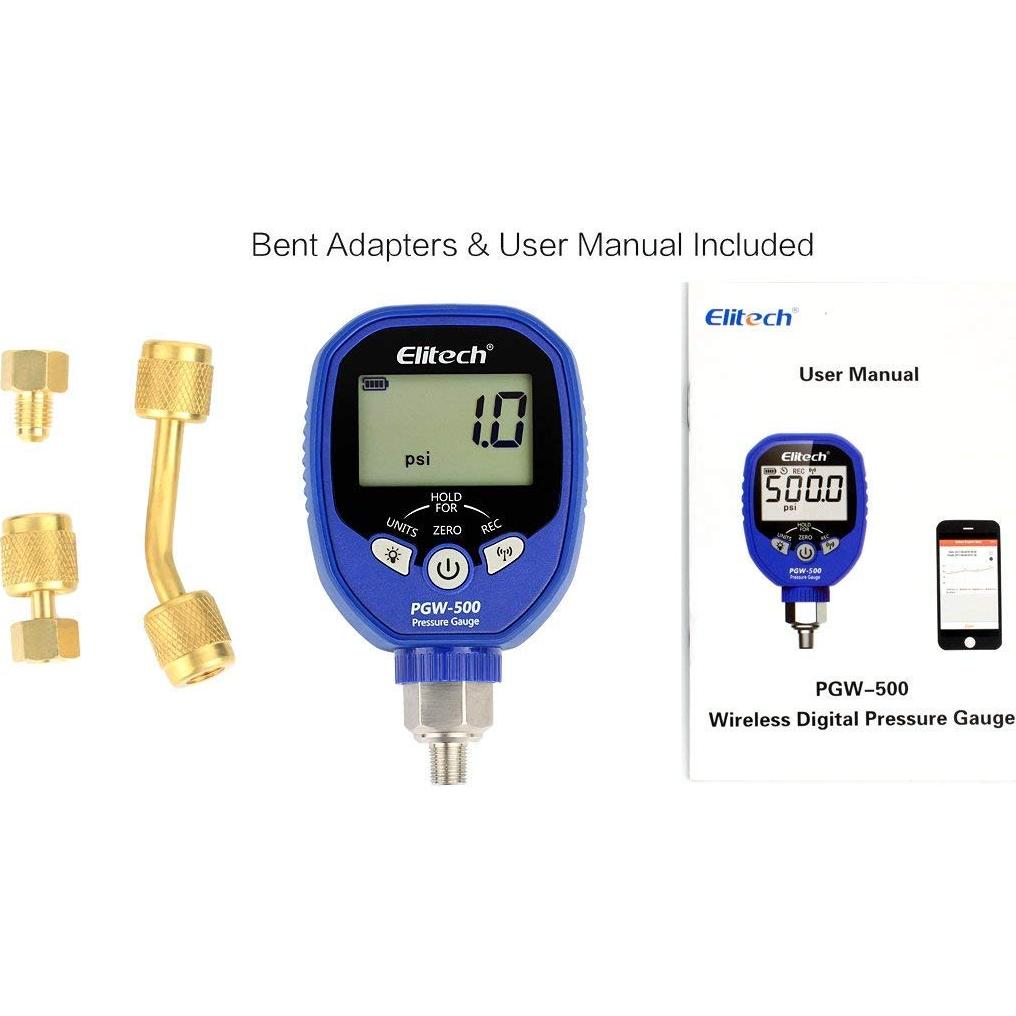 Medidor de Presión Digital Inalámbrico Elitech PGW-500 500 PSI